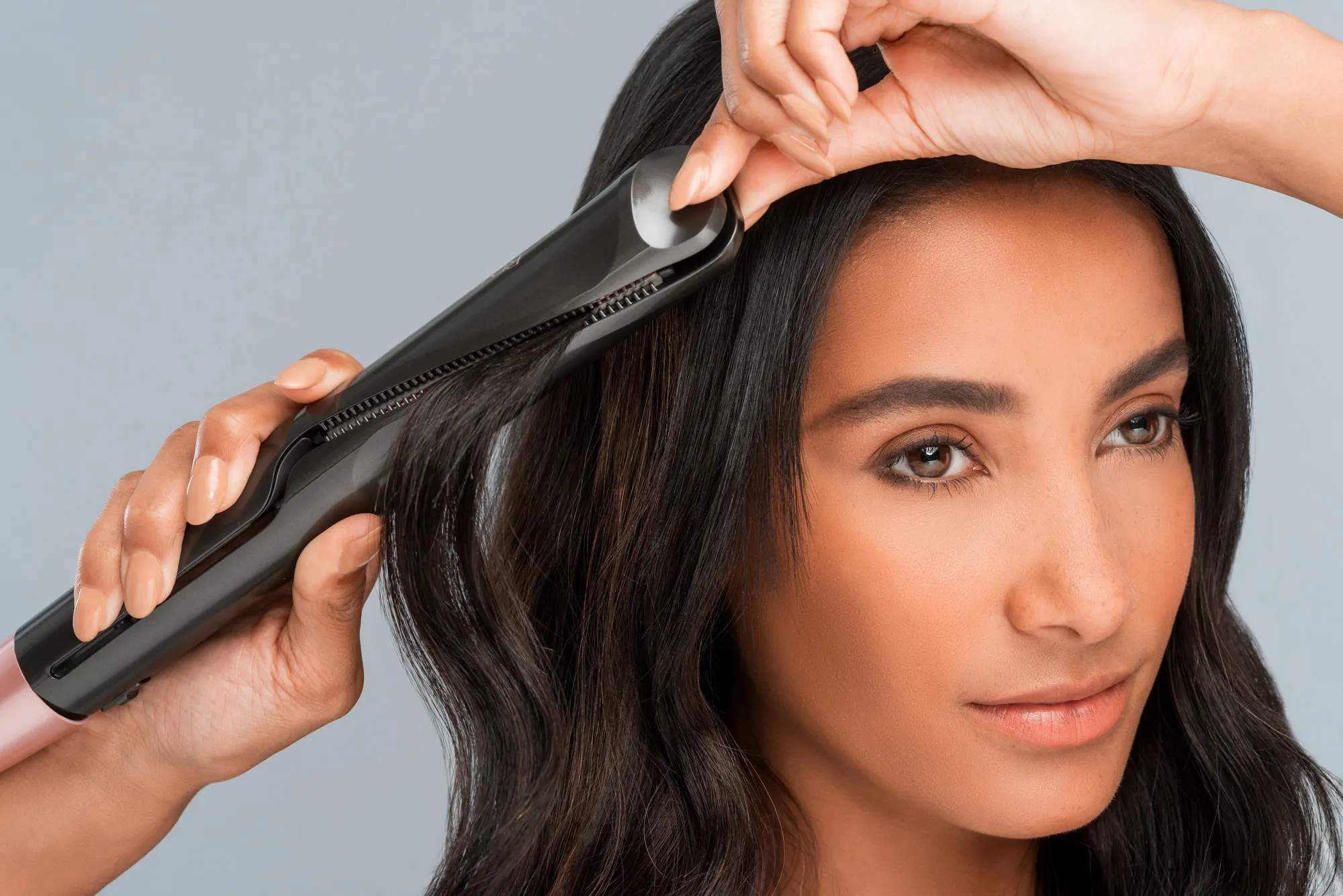 Remington Krøllejern Curl Confidence 2-i-1 Glatte- og krøllejern i Sort/Lyserød, 5