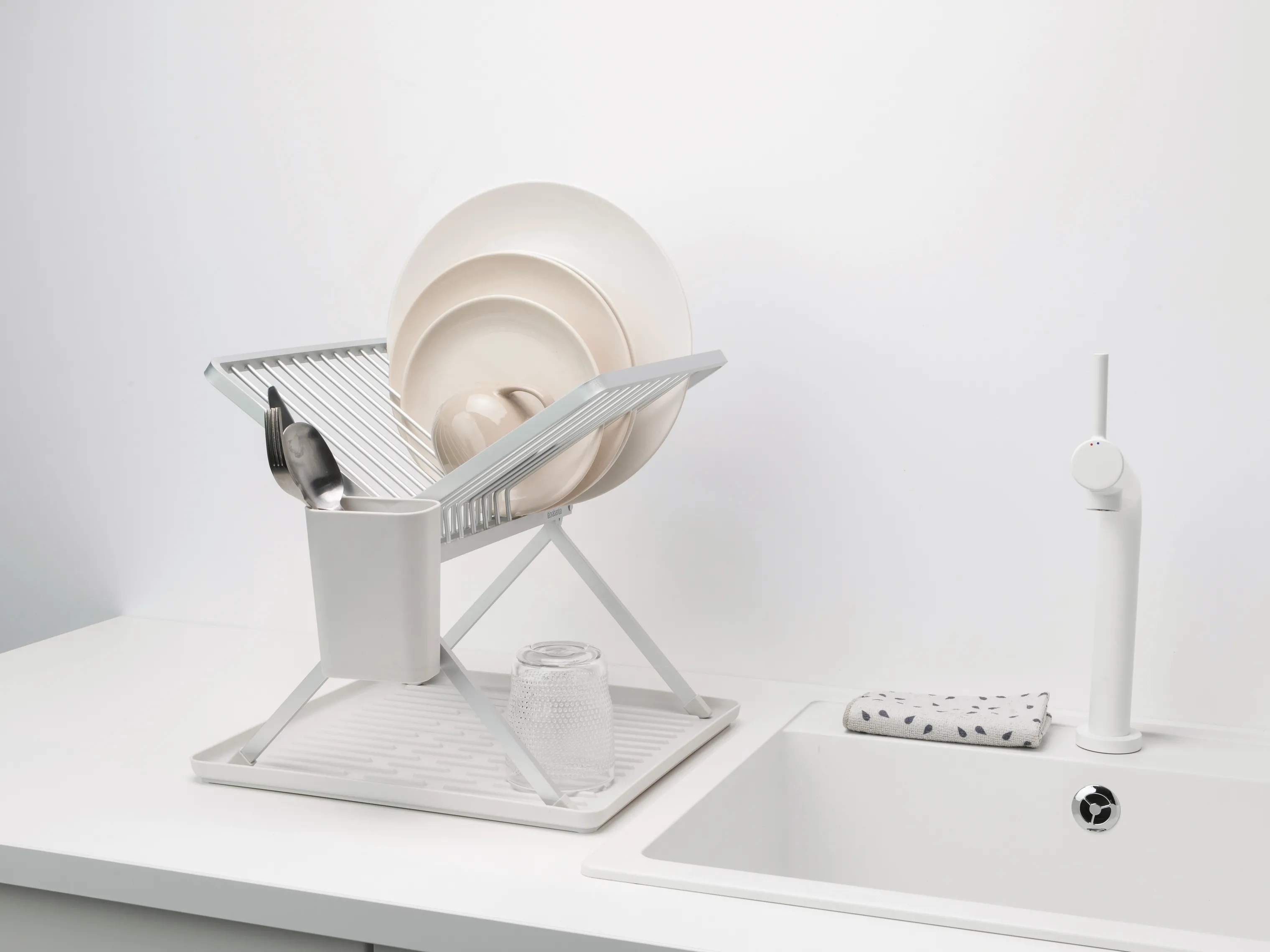 Brabantia Opvaskestativer SinkSide Sink-side Opvaskestativ i Lys grå, B31,5 x L36 cm, 2