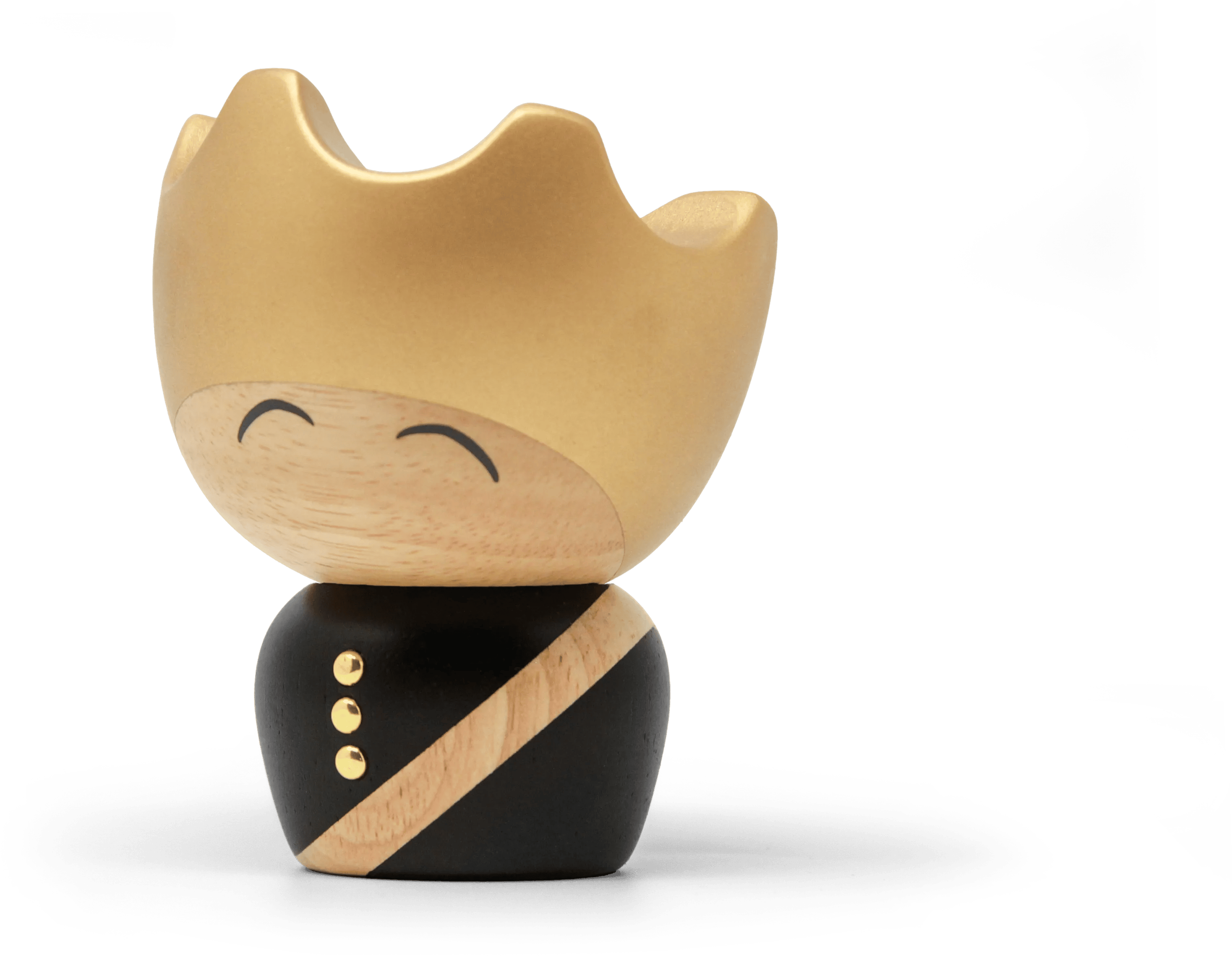 FableWood Øvrige figurer Kongen i Natur / Sort / Guld, 2
