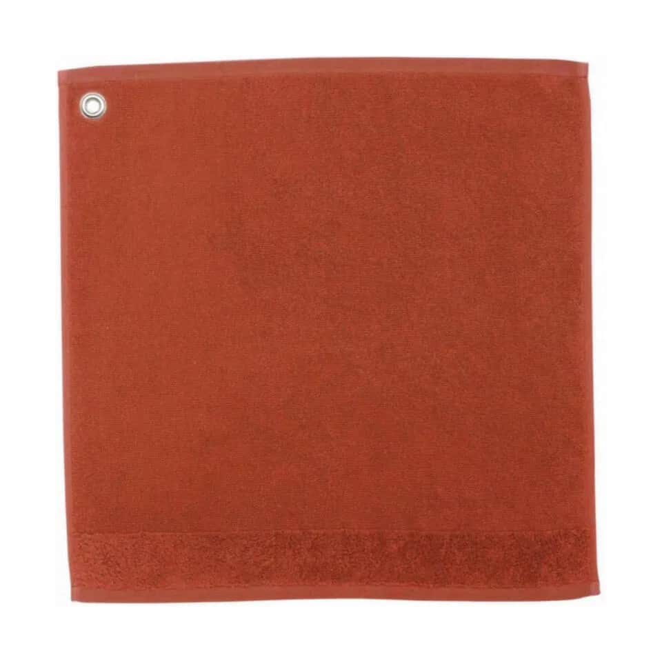 Winkler Håndklæder Curl Gæstehåndklæde i Terracotta, 1