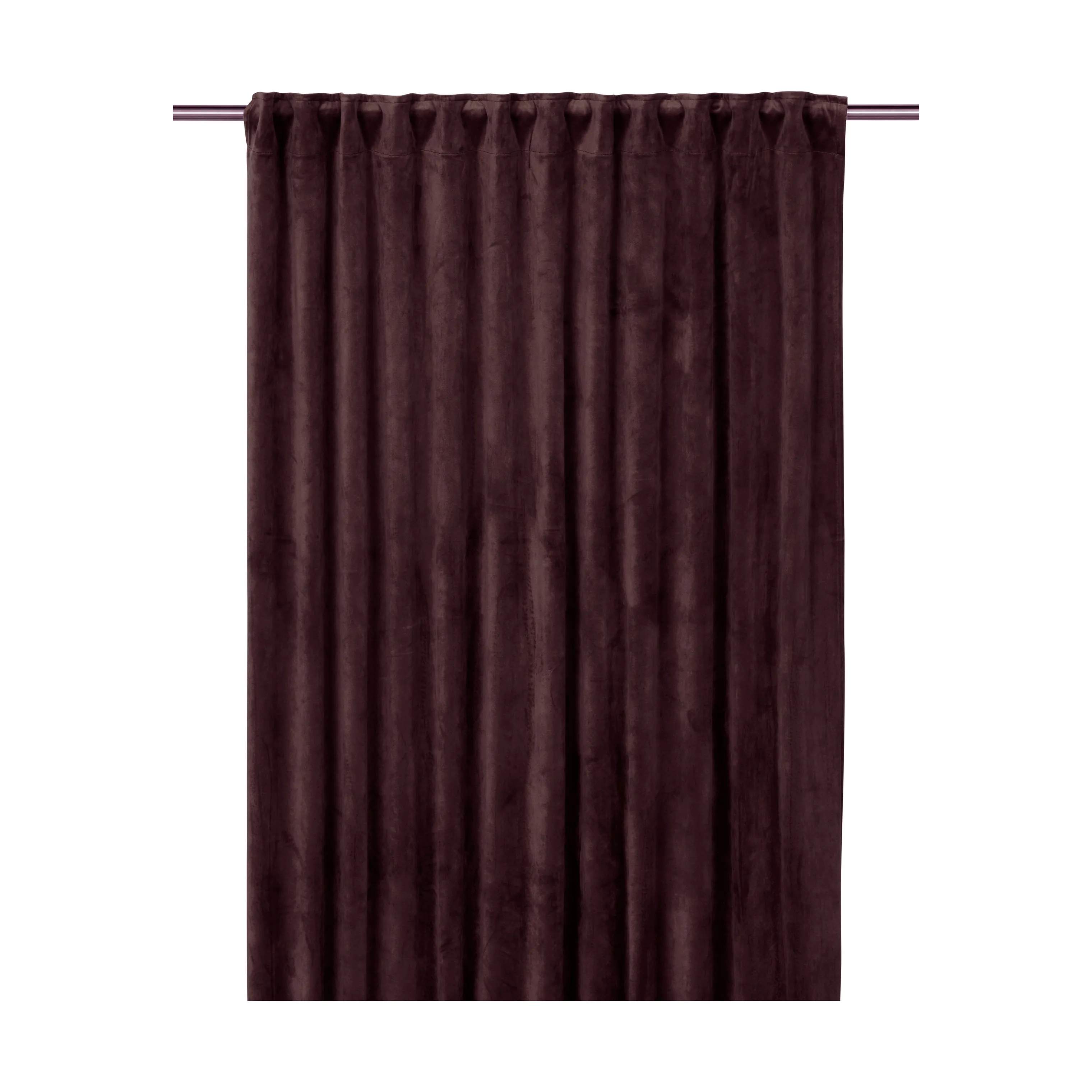Svanefors Gardiner og gardinstænger Estelle Estrelle Gardin - 2 stk. i Aubergine, H280 x B135 cm, 1