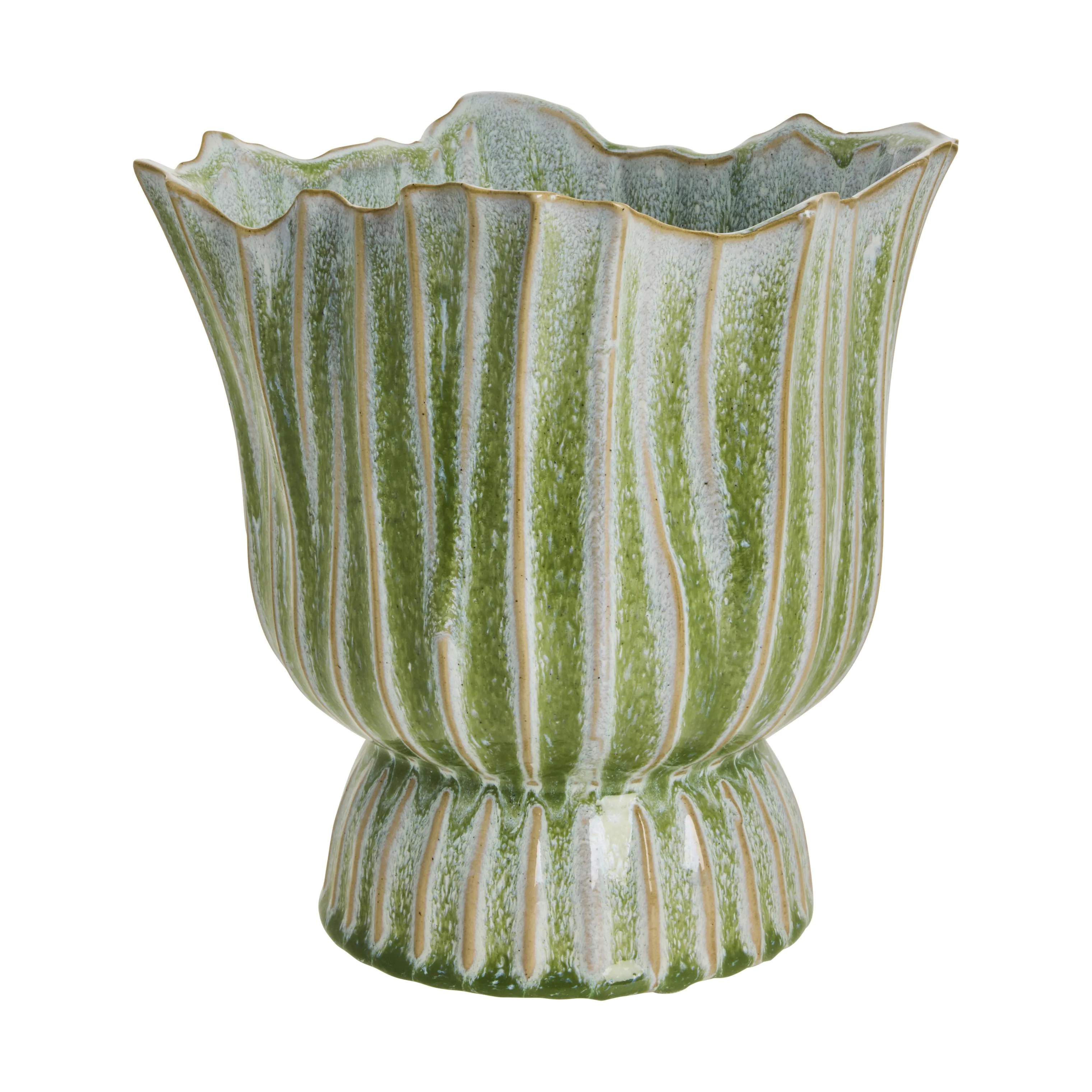 Lene Bjerre Urtepotteskjulere Palazzo Urtepotteskjuler i Grøn, 23,5 cm, 1