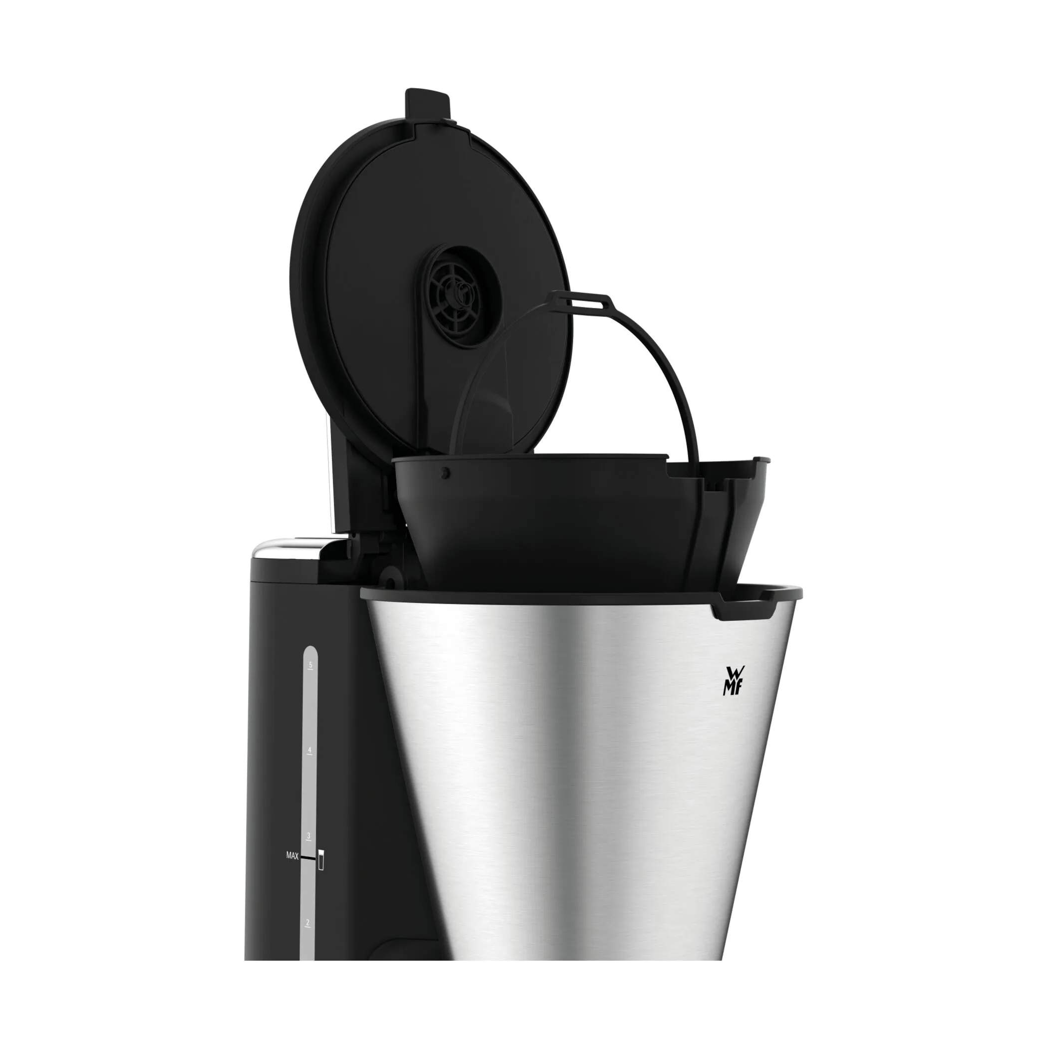 WMF Kaffemaskiner KitchenMinis Thermo+2Go Kaffemaskine i Sølvfarvet, 10