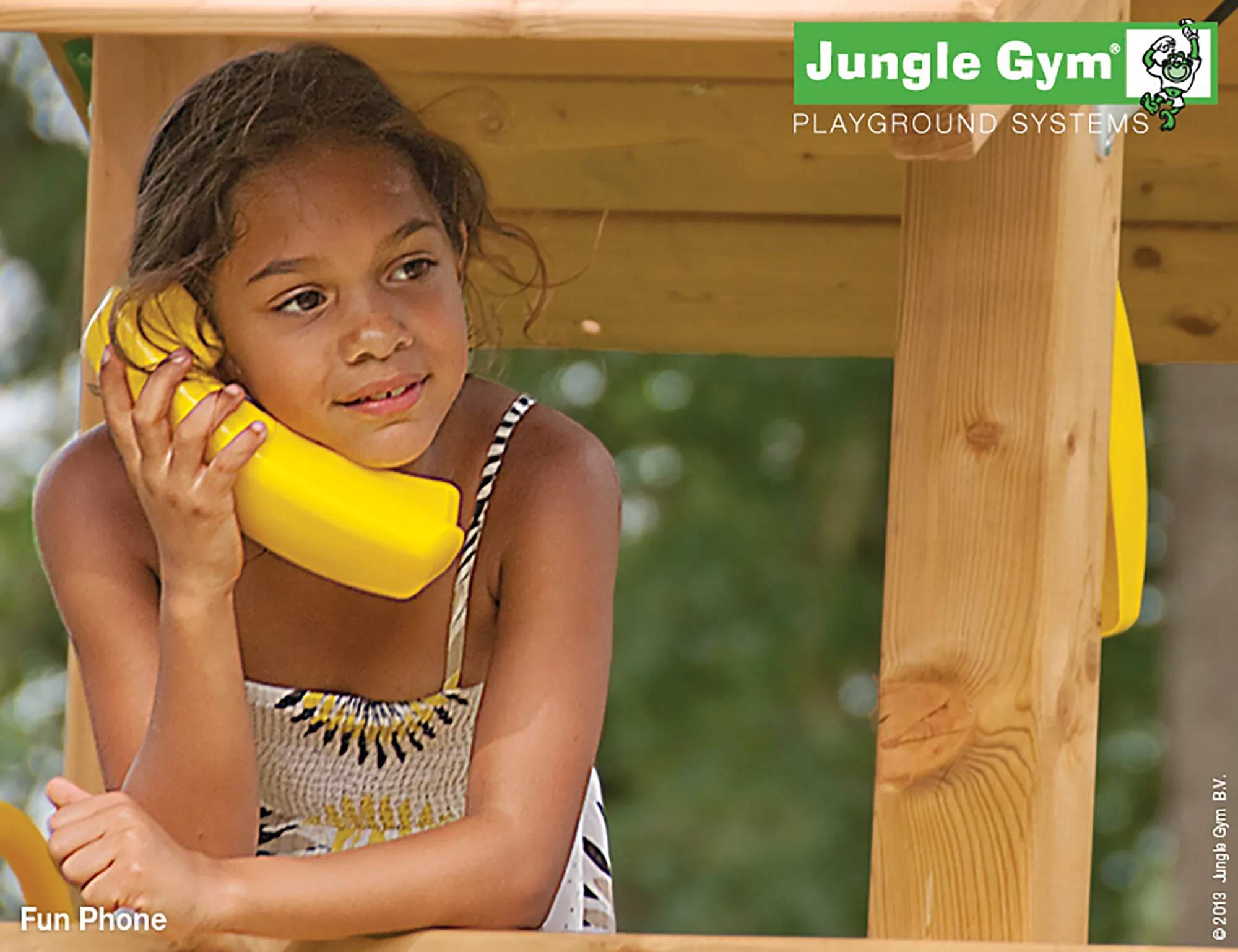 Jungle Gym Legetårne Telefon i Gul, 3