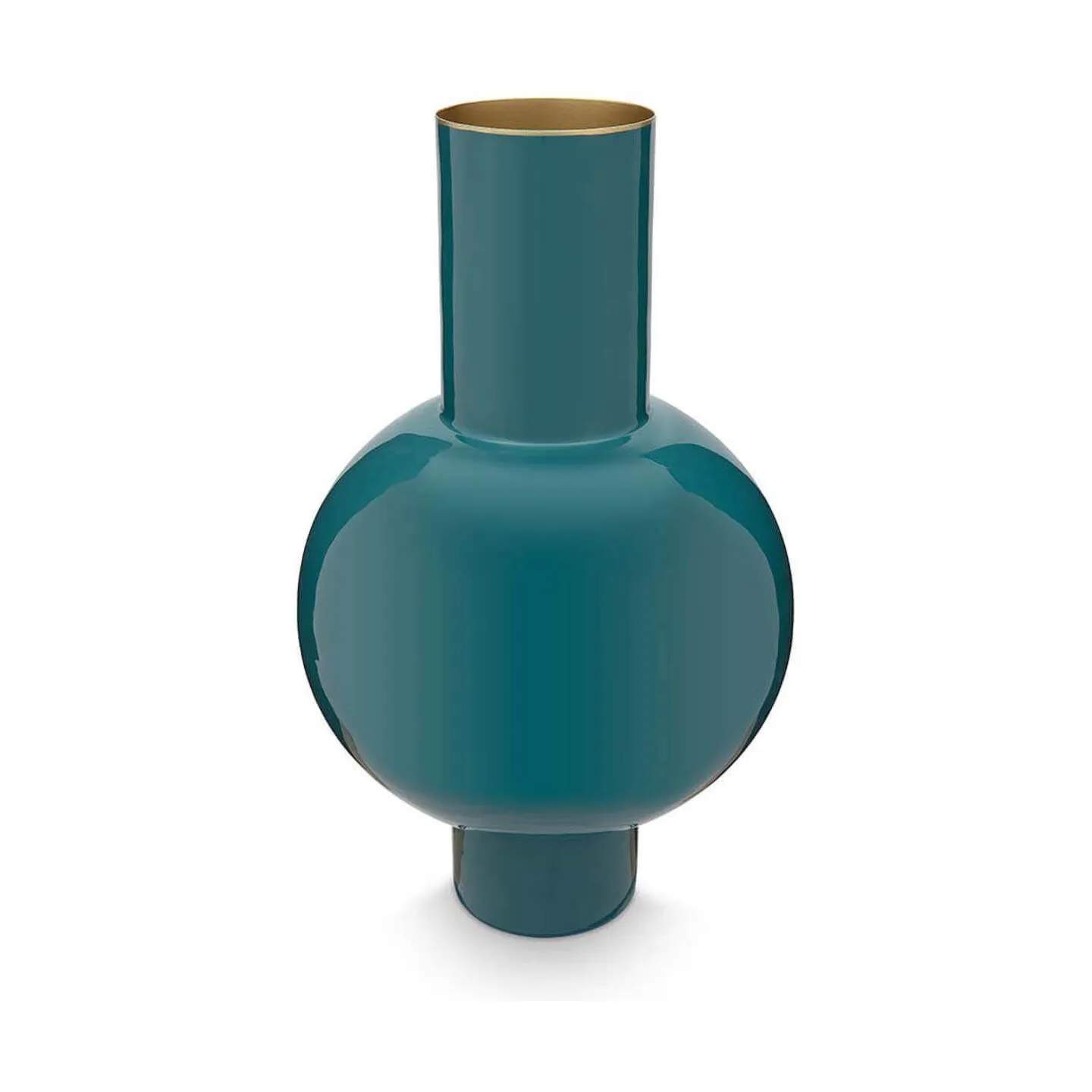 Vase, dark green, large