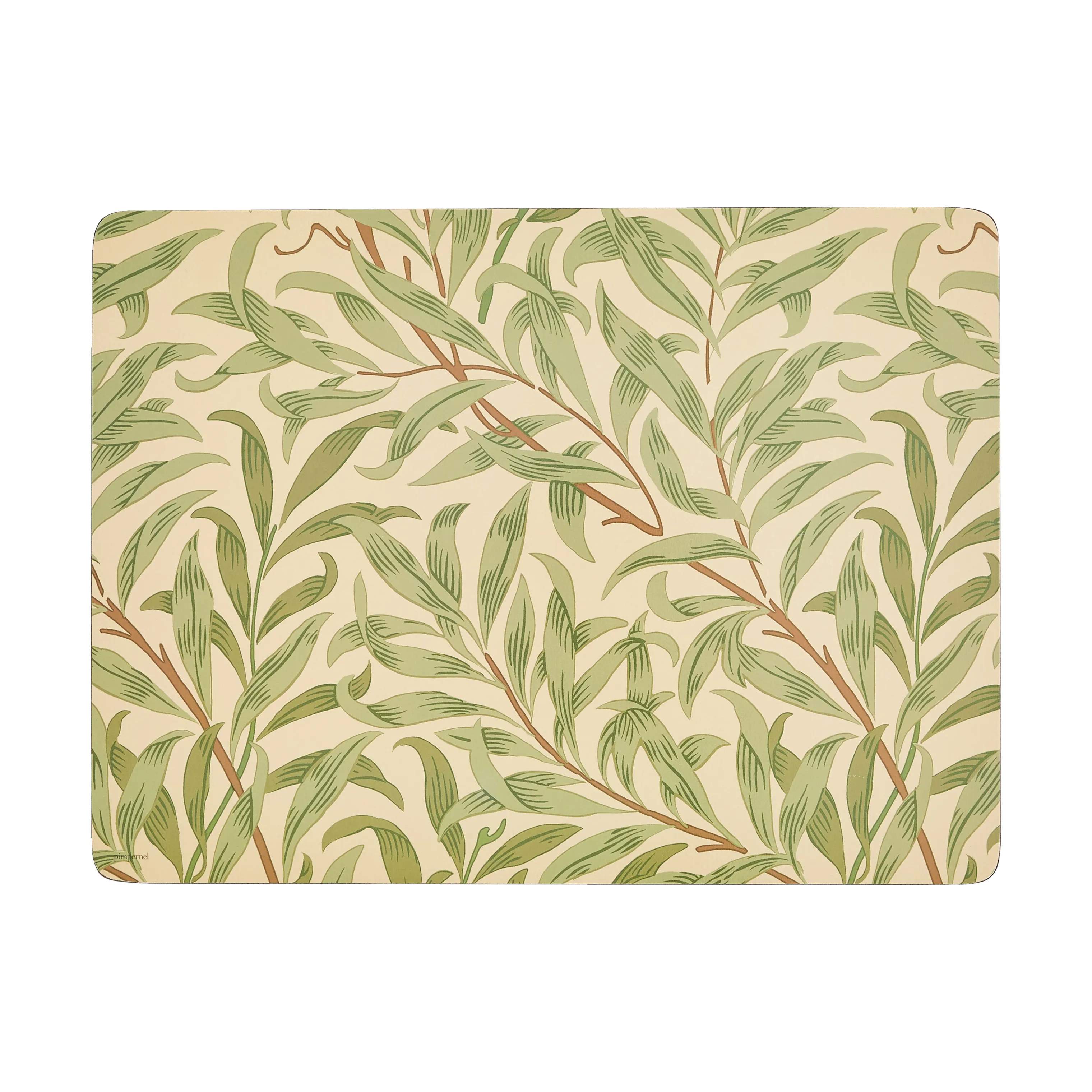 Pimpernel Dækkeservietter Morris & Co Dækkeservietter - 4 stk. i Beige/Grøn, 2