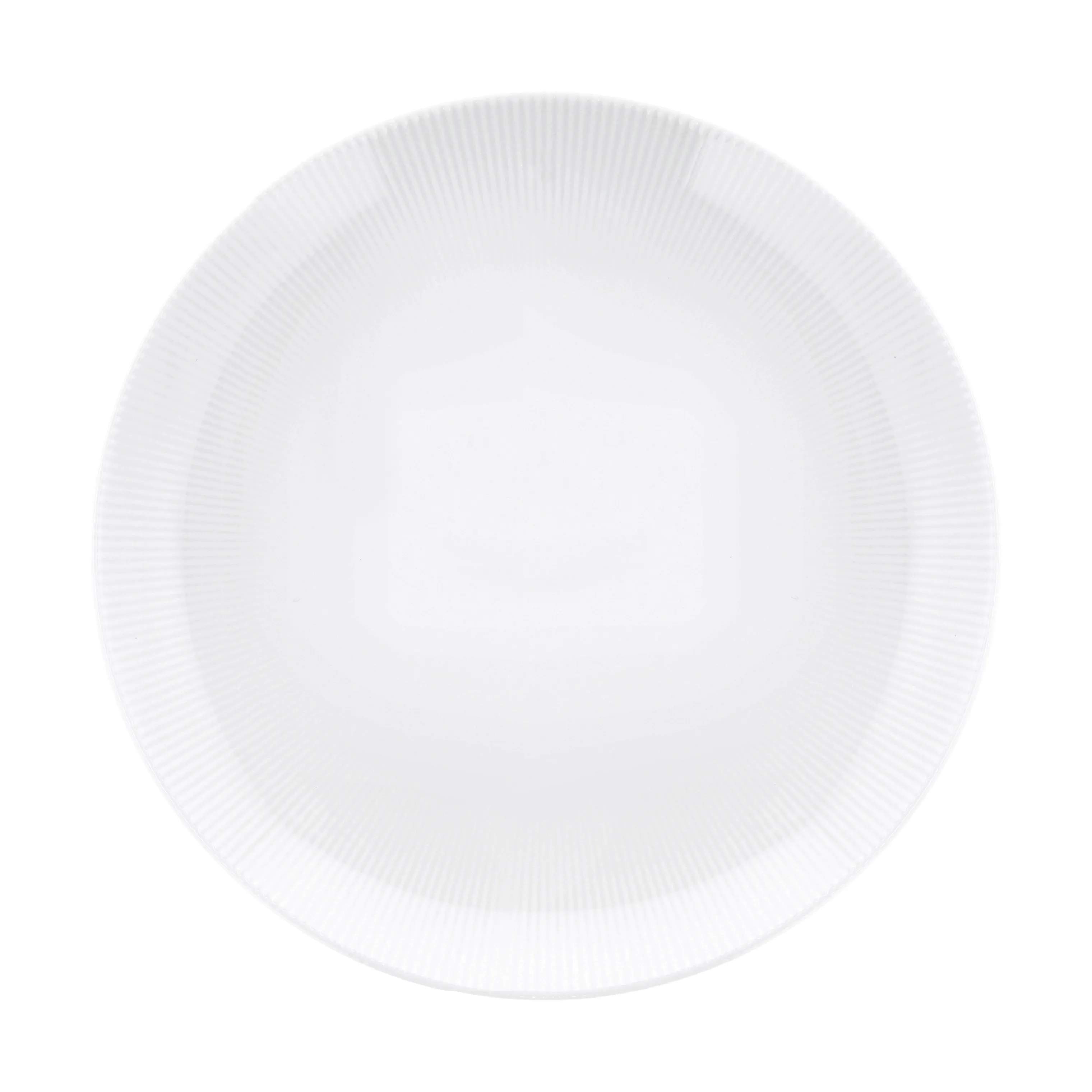 Pillivuyt Middagstallerkener Eventail Tallerken i Hvid, 21 cm, 5
