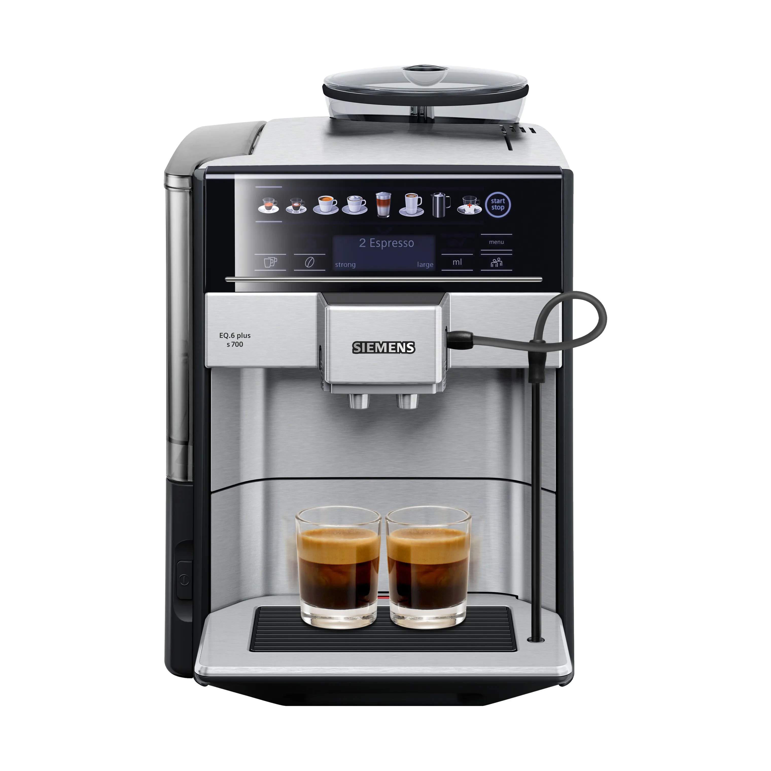 EQ6 Plus Espressomaskine TE657313RW, sort m. rust, large