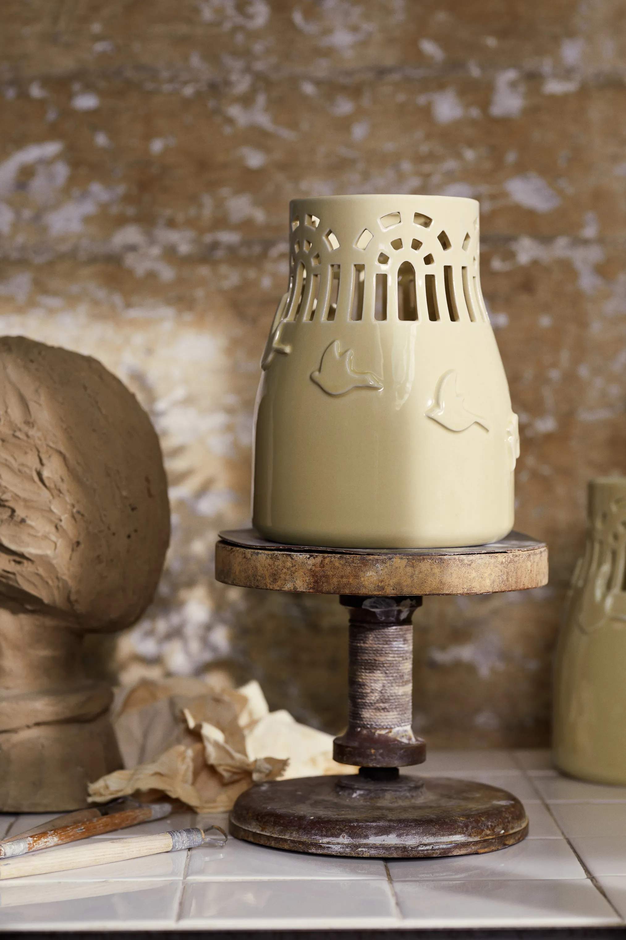 Kähler Vaser Orangery Vase i Sweet honey, 3