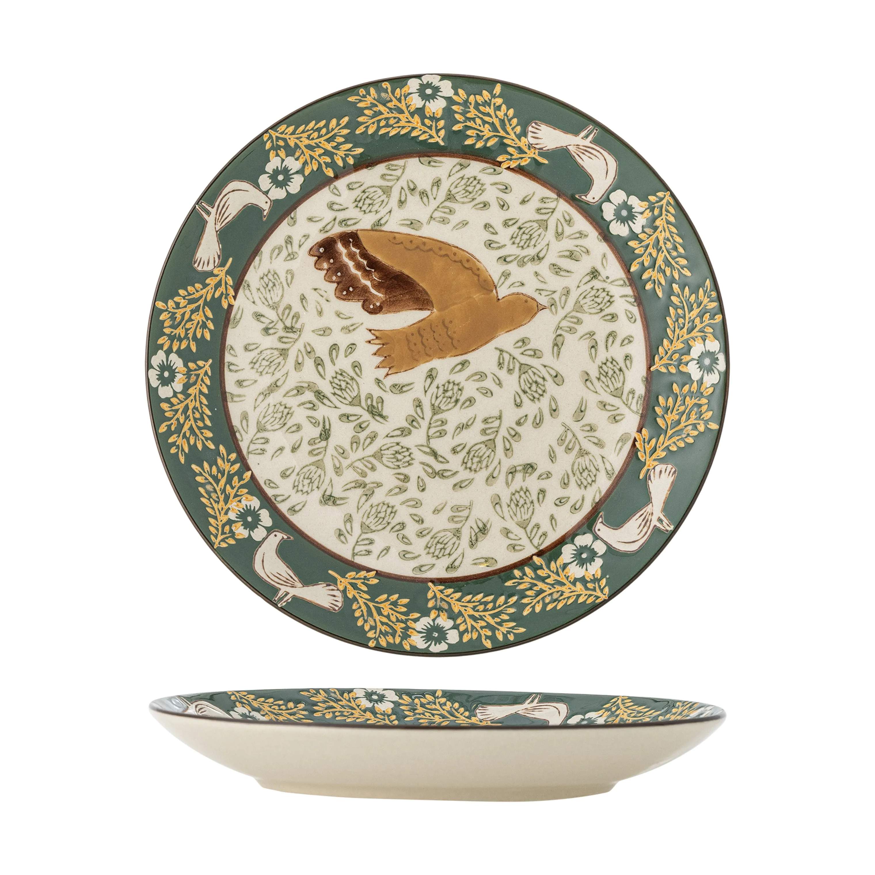 Bloomingville Kagetallerkener Hezha Tallerken i Grøn, 1