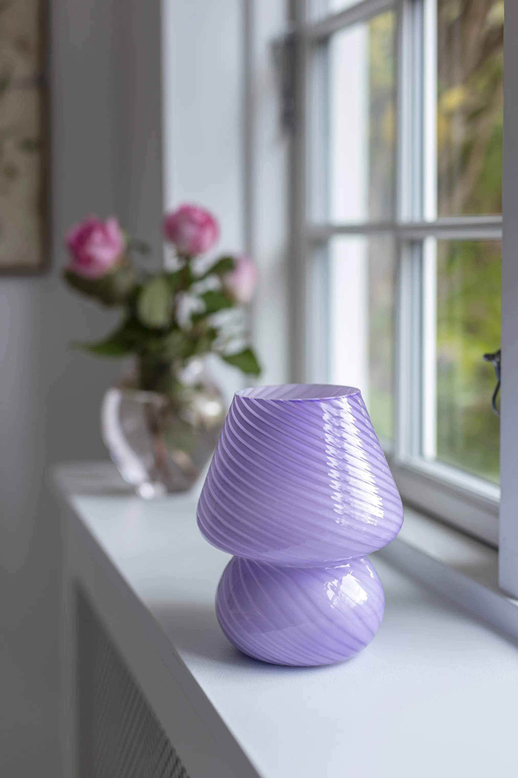 CASA Living Bordlamper Swirl Lampe i Lyselilla, 2