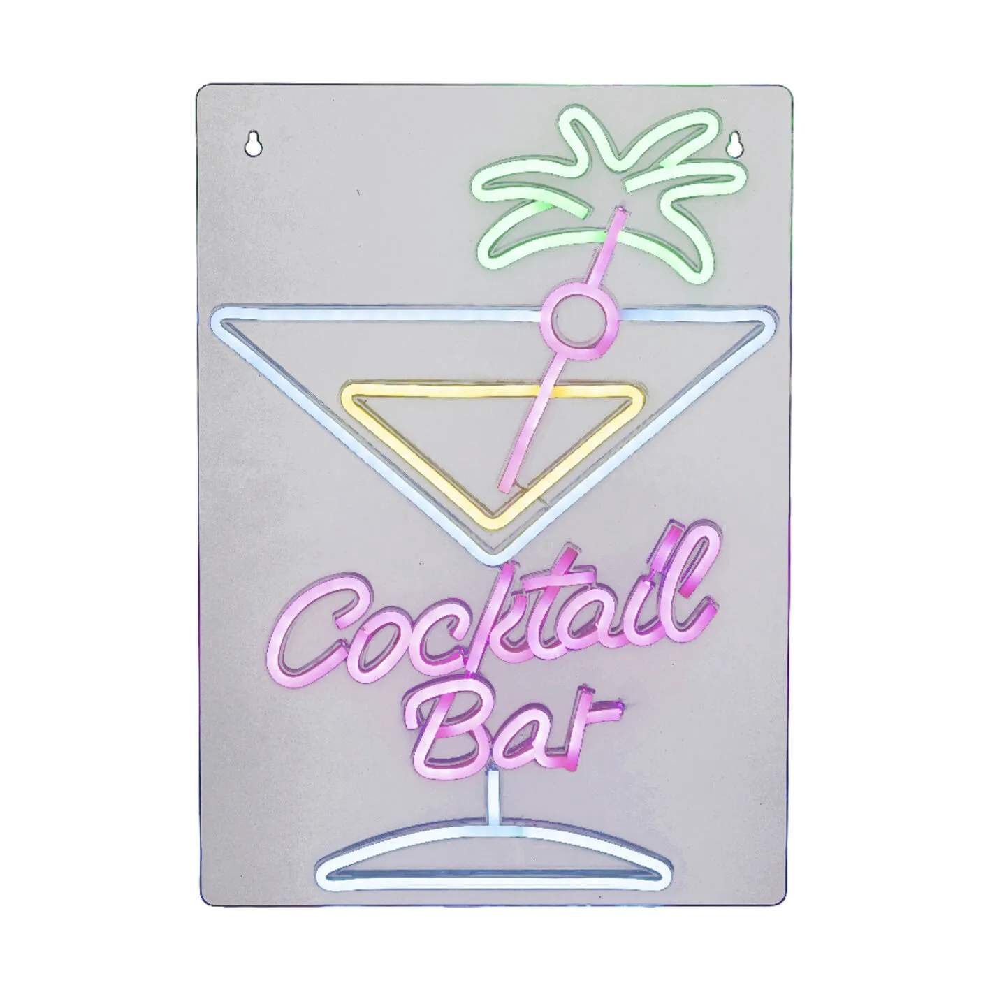 CASA Living LED-lamper LED Neon skilt i Multi, 42 cm, 1