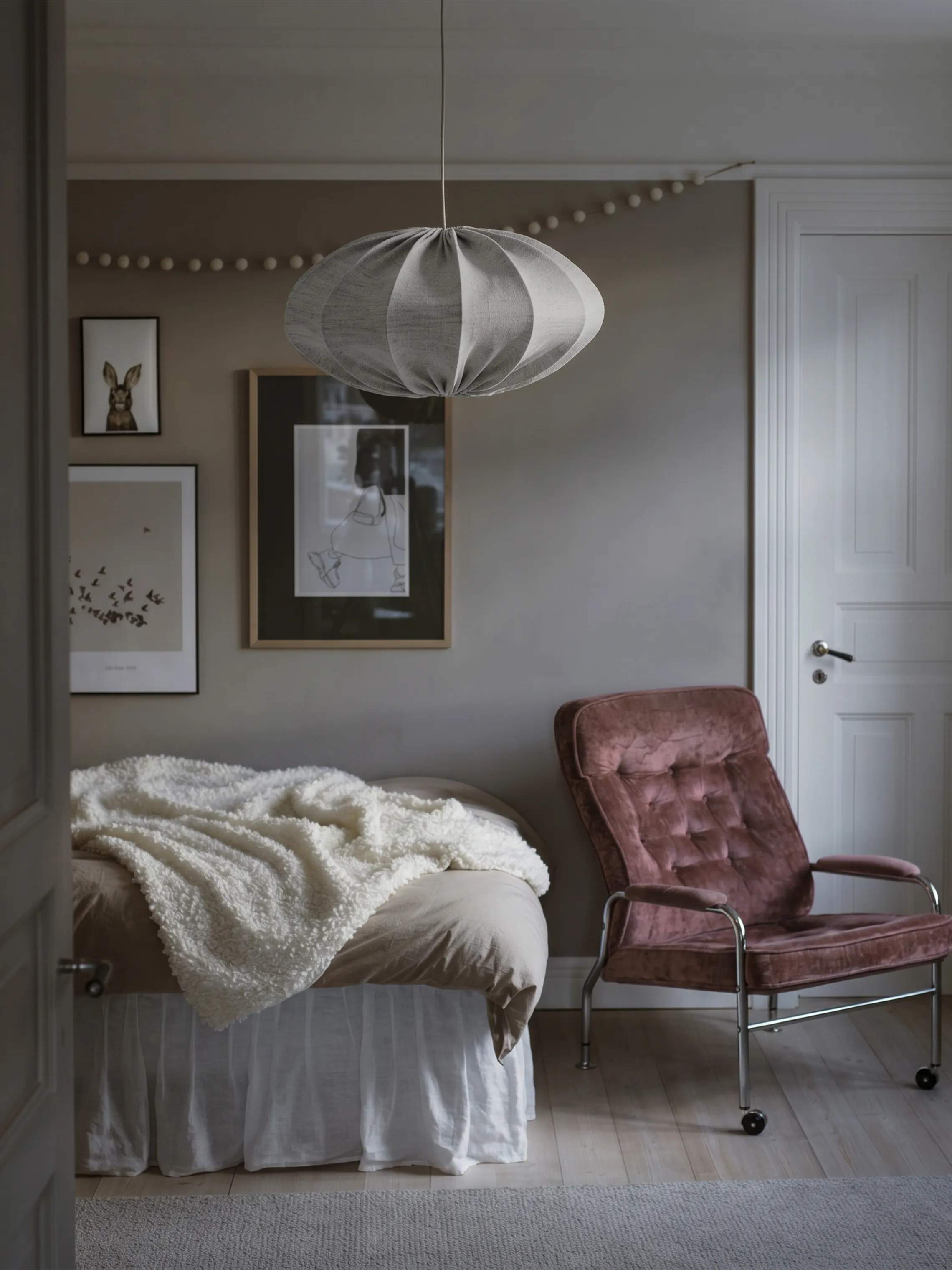 PR Home Pendler Rosa Pendel i Gråsvart, 2