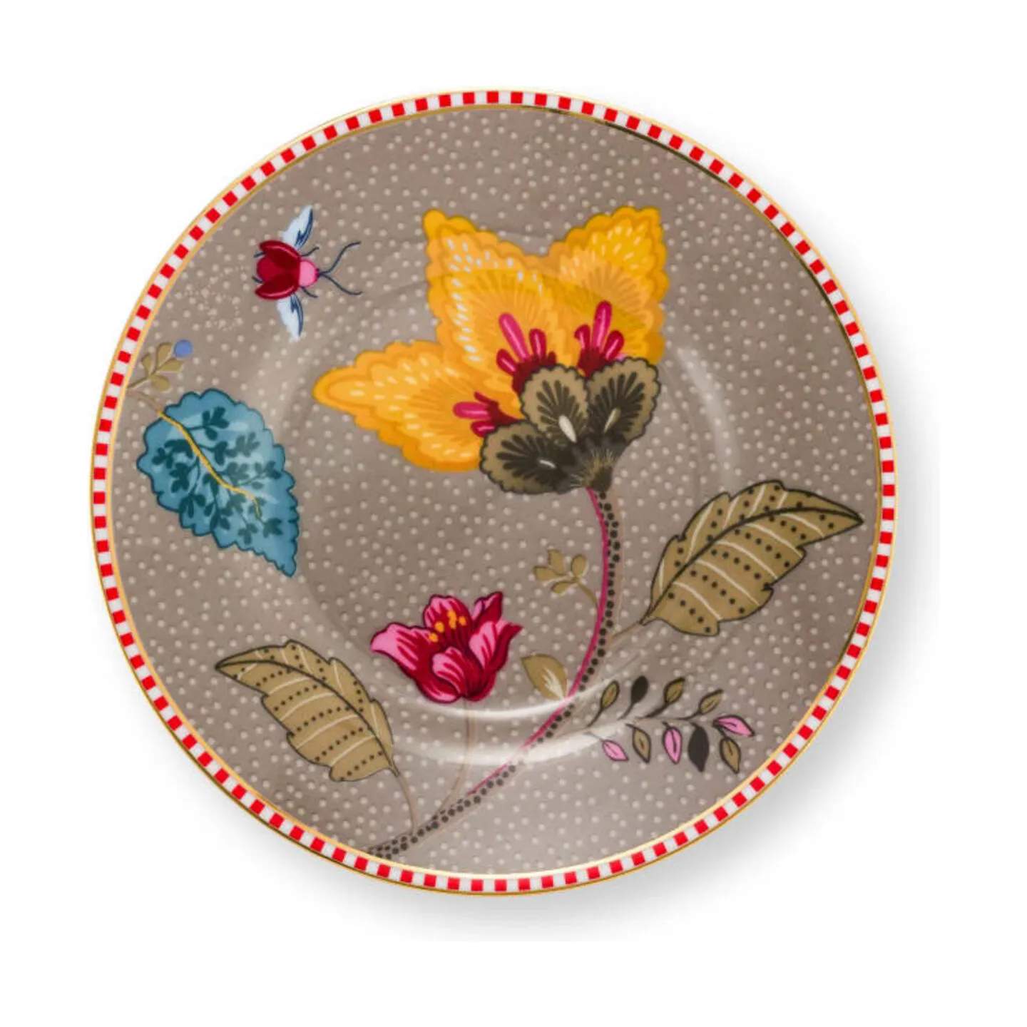 PIP Studio Serveringsfade Blooming Tales Petit four fad i Khaki, 1