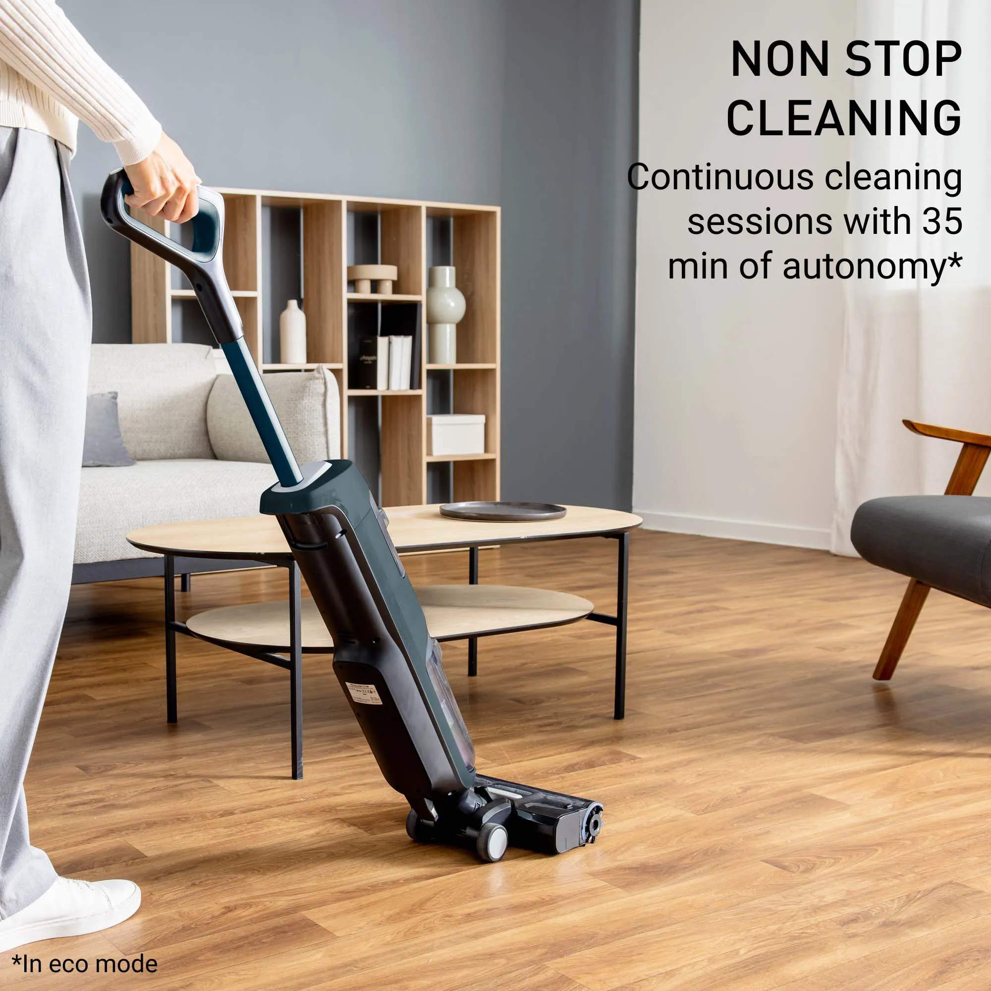 Tefal Støvsugere X-Clean 2 Støvsuger & Gulvvasker i Sort, 6