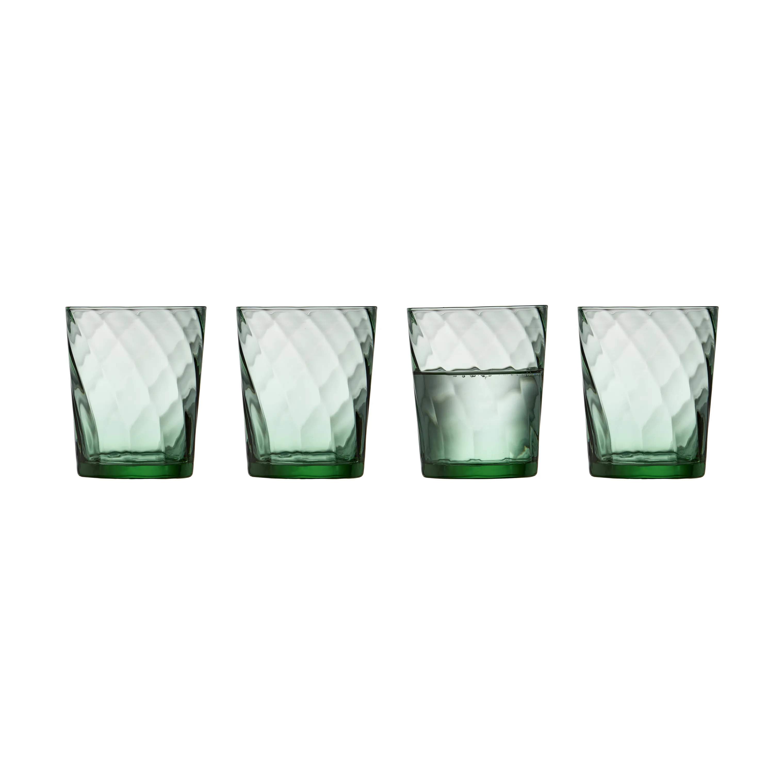 Vienna Vandglas - 4 stk., grøn, large