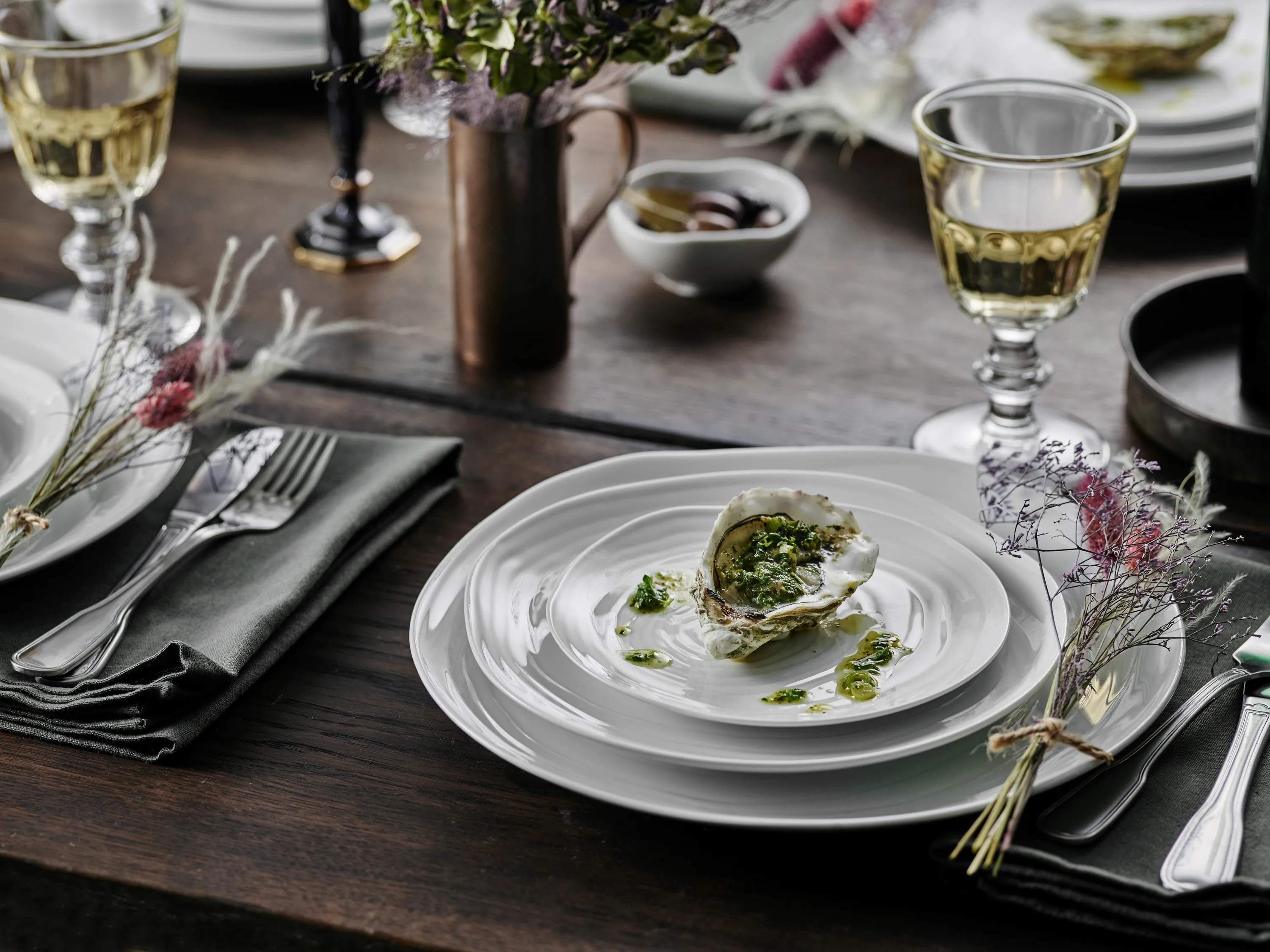 Pillivuyt Frokosttallerkener Boulogne Tallerken i Hvid, 2