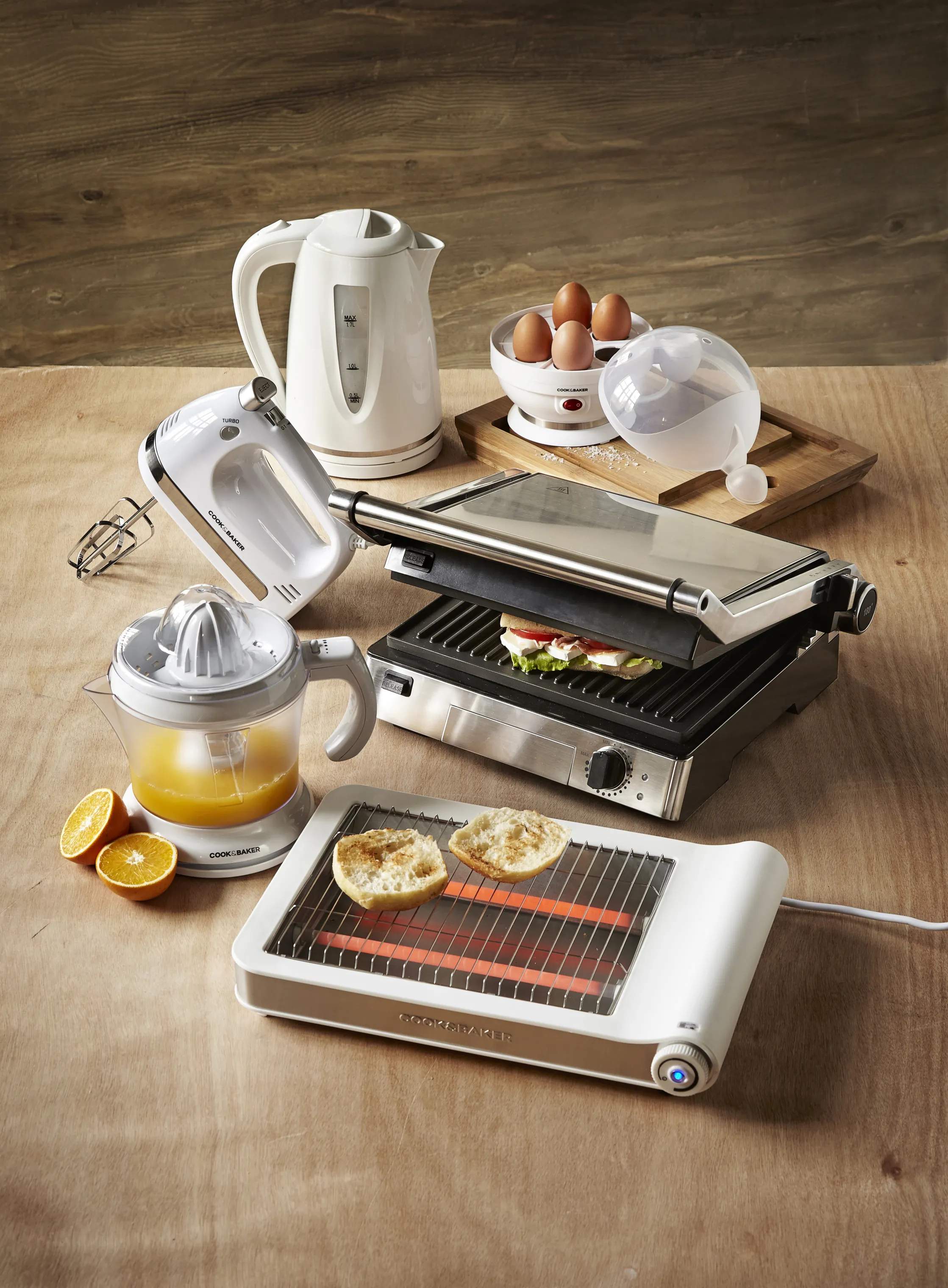 Cook & Baker Brødristere Brødrister i Sort, 2