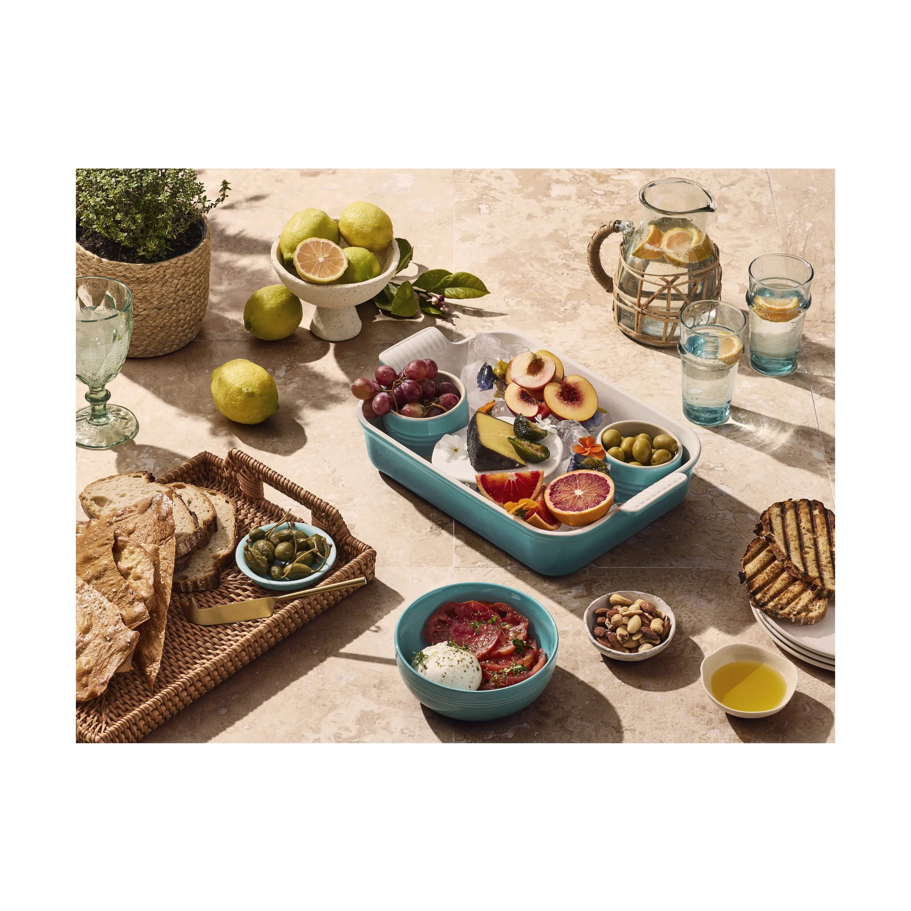 Le Creuset Dybe tallerkener Signature Dyb tallerken i Bleu Riviera, 16 cm, 2