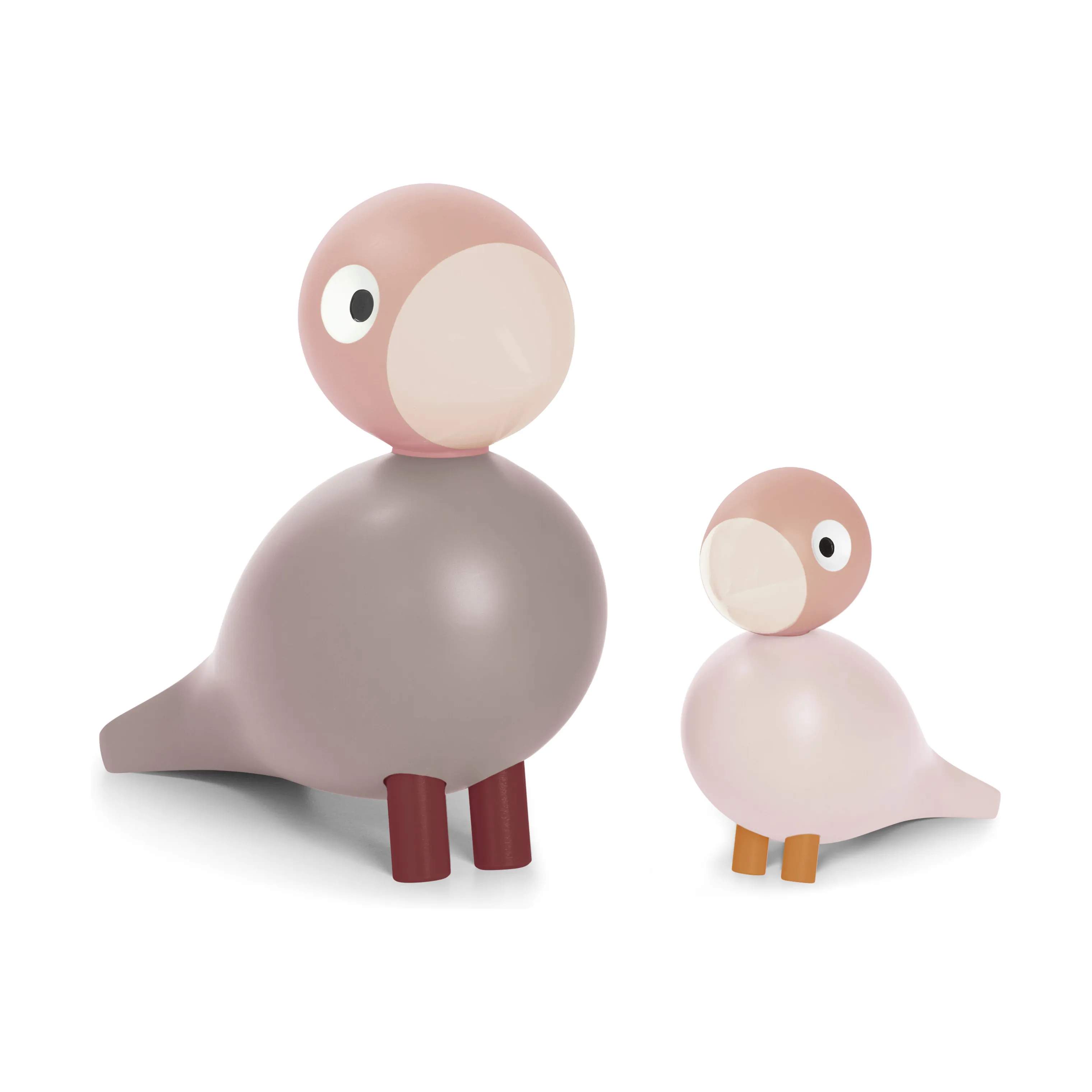 Kay Bojesen Dyrefigurer Birds Fuglepar - Liv & Lykke i Soft pink, 1