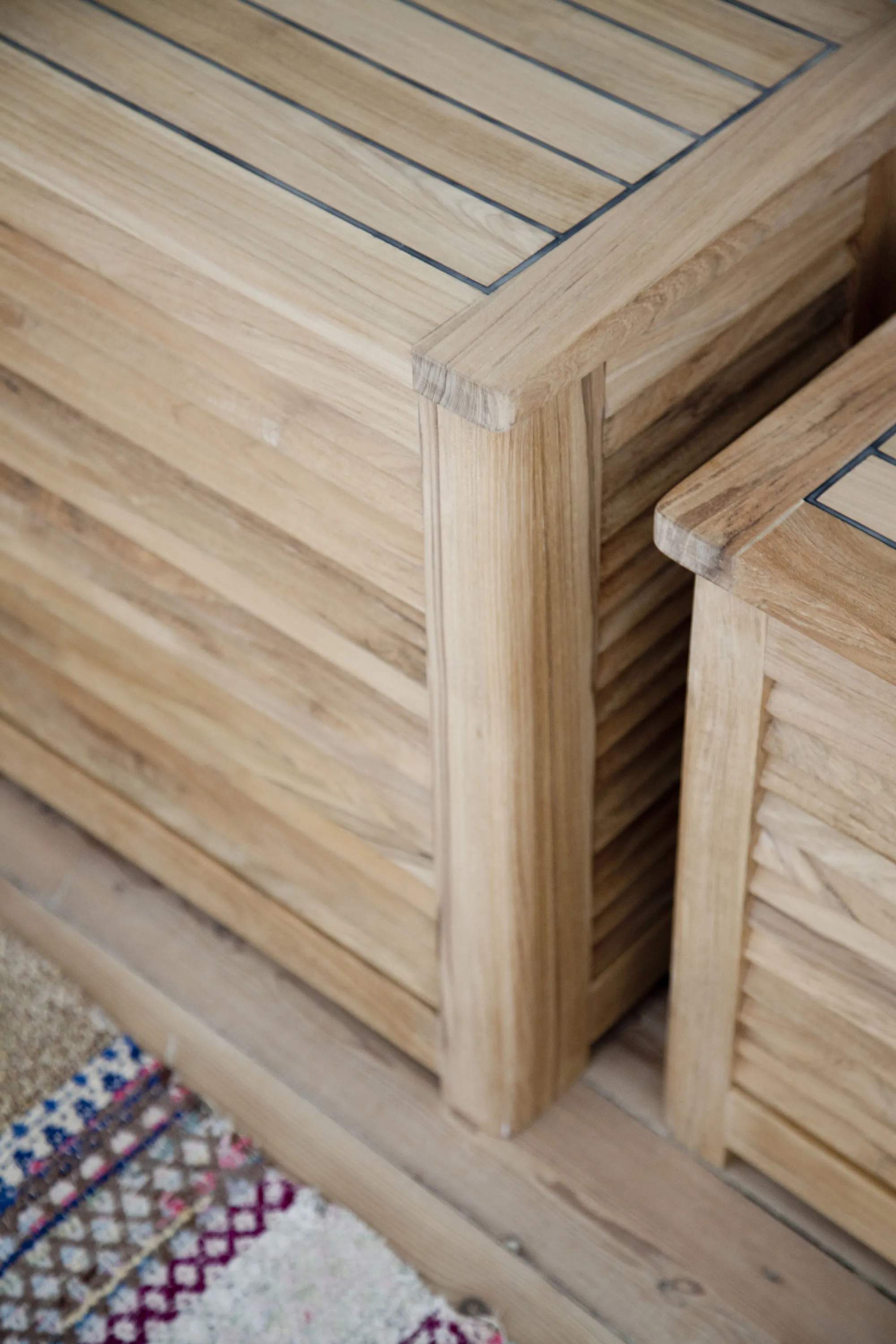 cinas Hyndebokse Indoor Louver Opbevaringsboks m. jalousi i Træ, 2