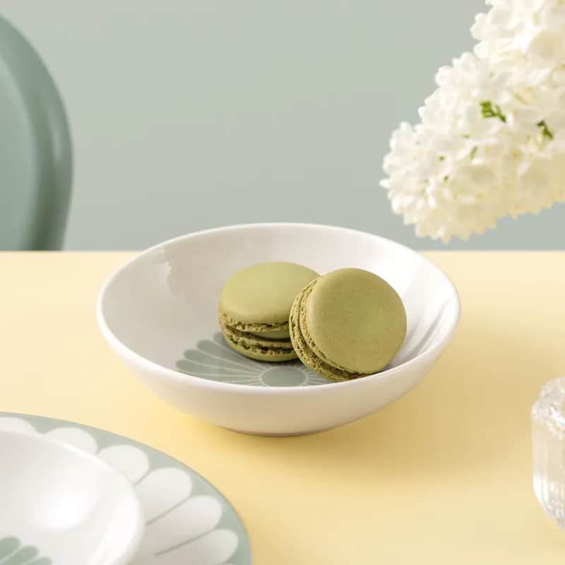 Villeroy & Boch Skåle Fleur Vert Skål i Hvid/grøn indeni, 2