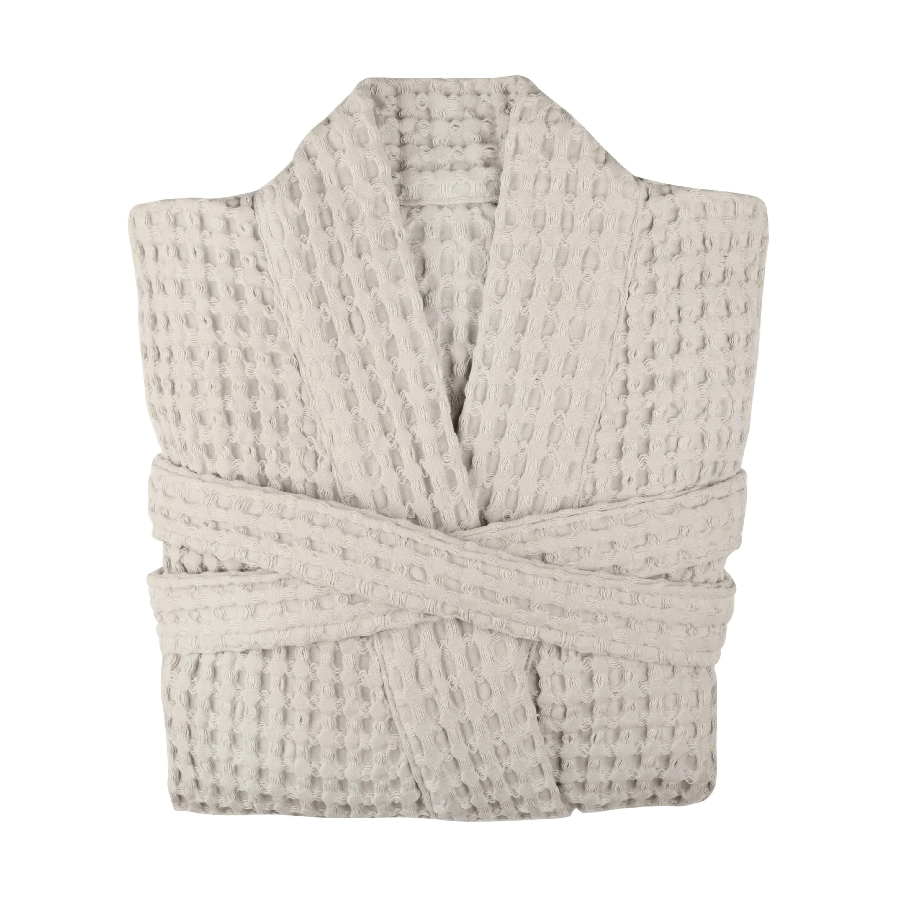 Vaffel Badekåbe, beige, large