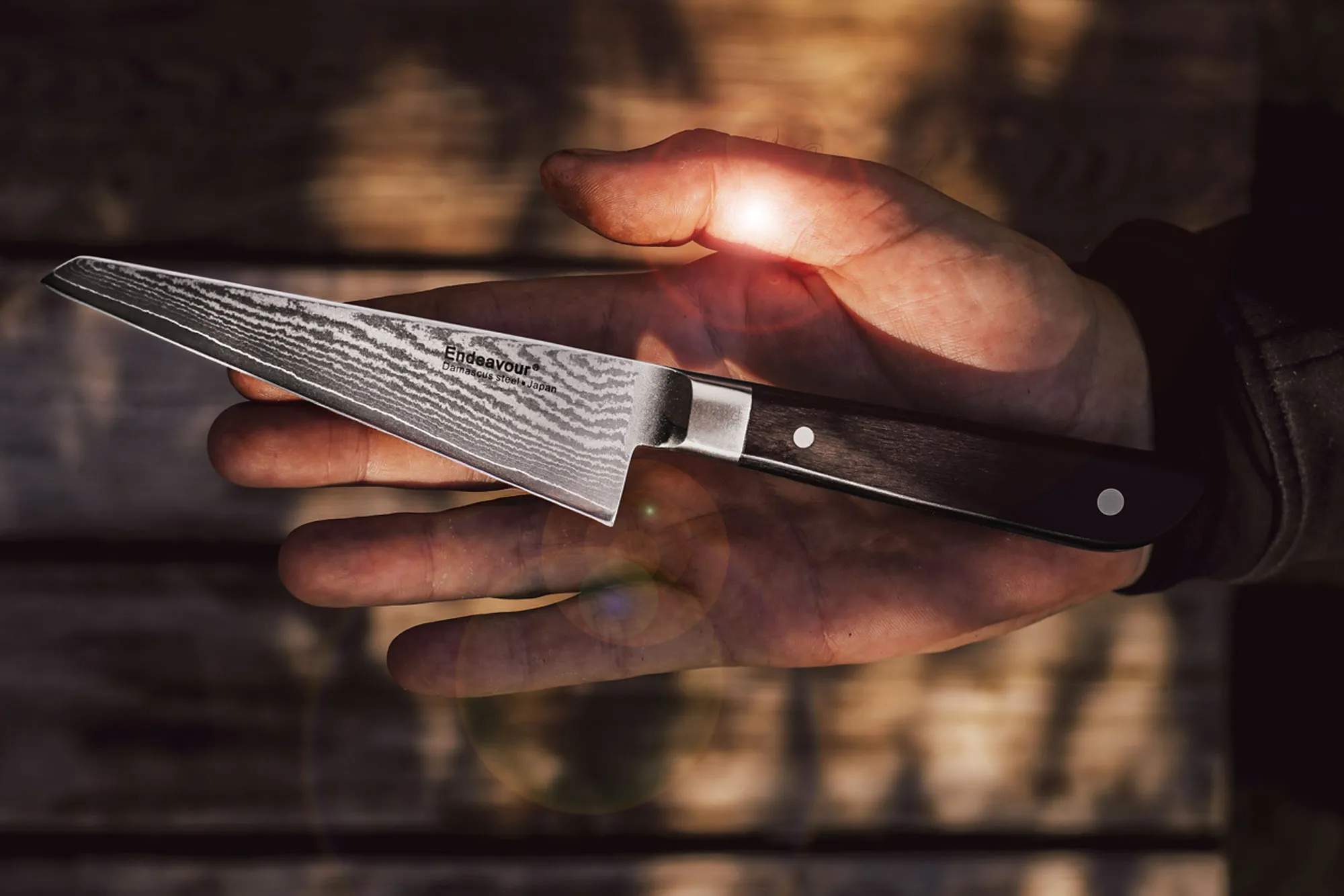 Endeavour Kokkeknive Honesuki Kniv i Sort, 6