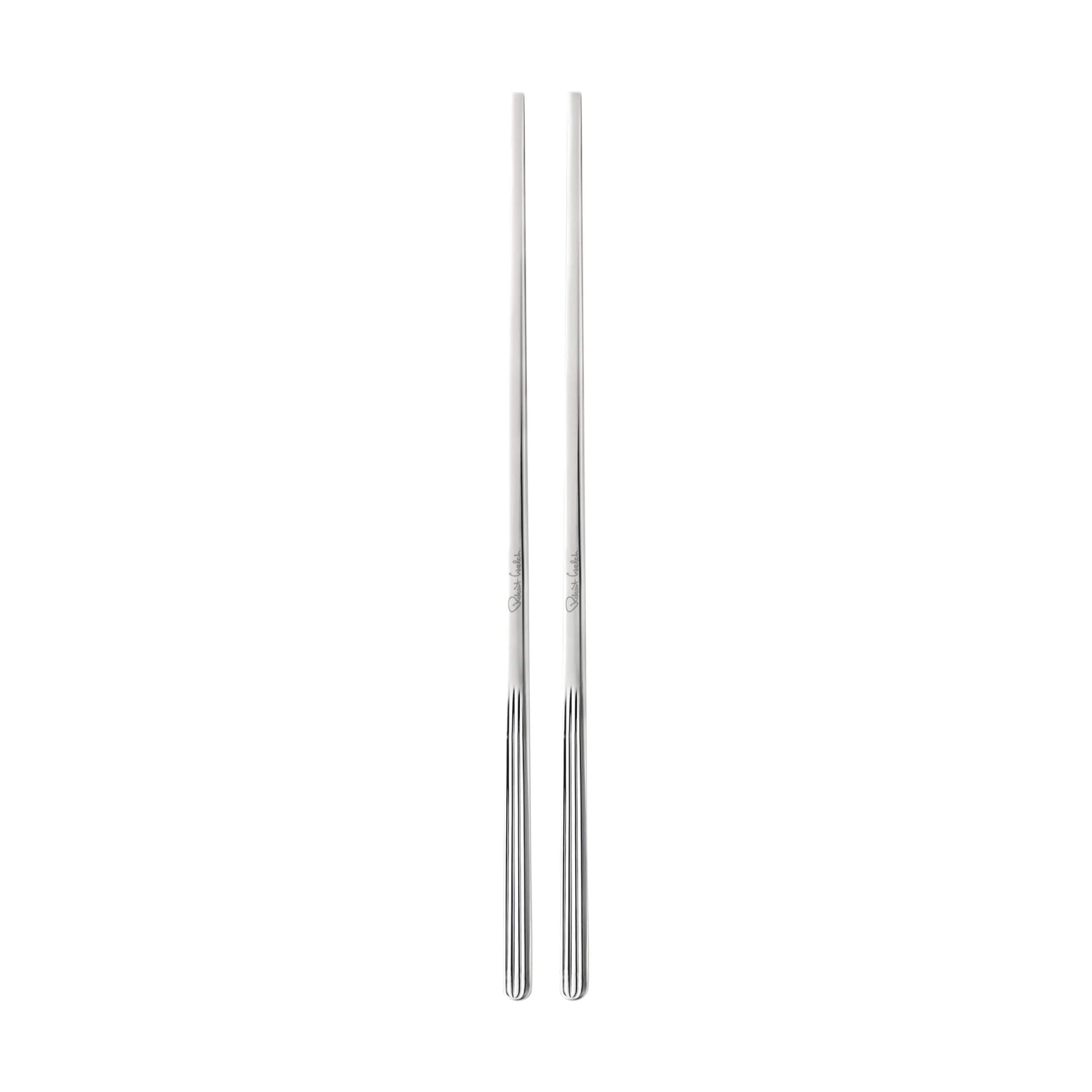 Robert Welch Bestiksæt Palm Bright Spisepinde - 2 stk. i Sølv, 1