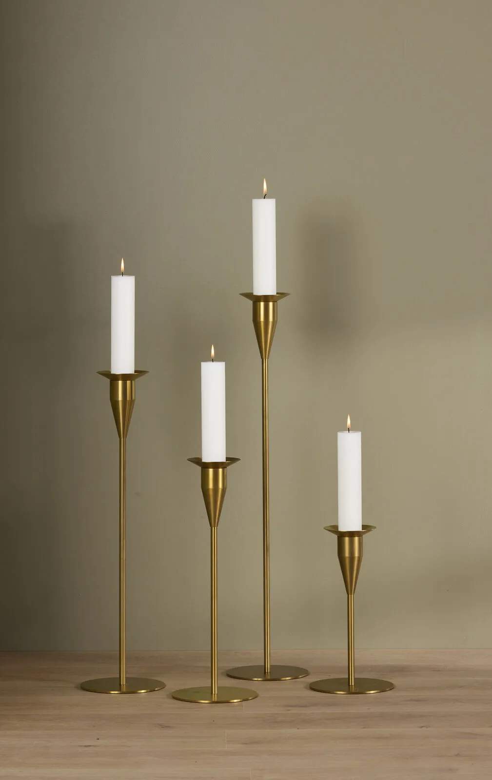 Piet Hein Tilbehør til lysestager Maxi Lysmanchet i Messing, 2
