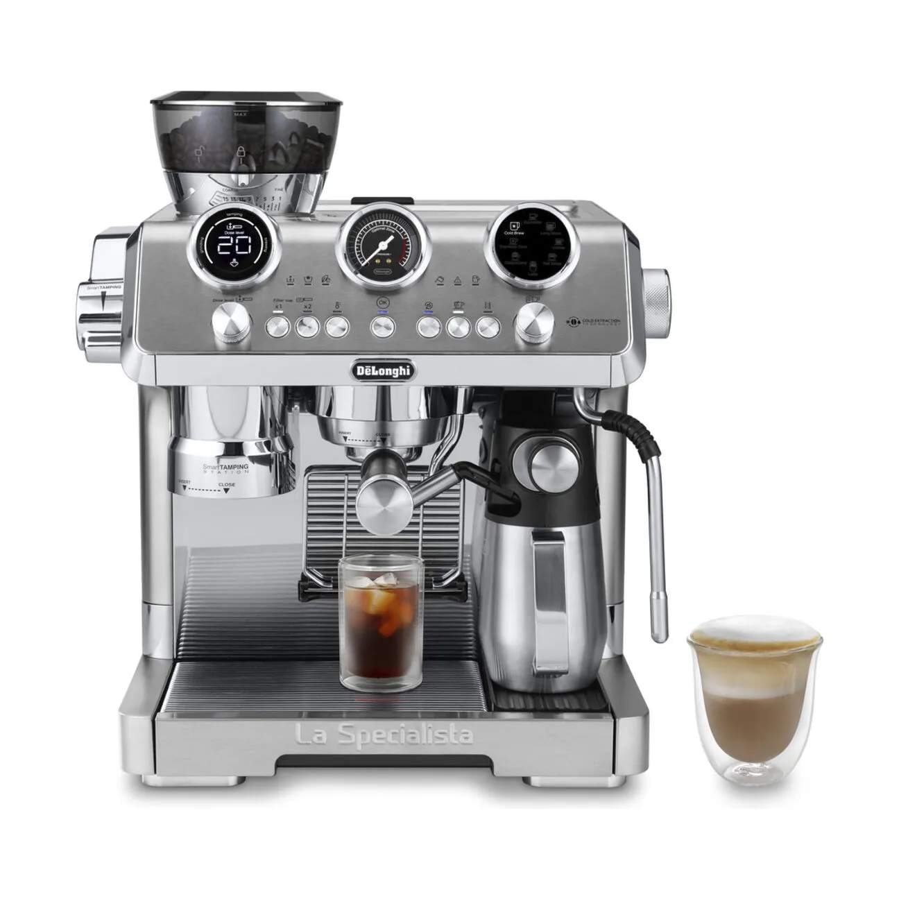 DeLonghi Espressomaskiner Maestro Espressomaskine i Sølvfarvet, 1