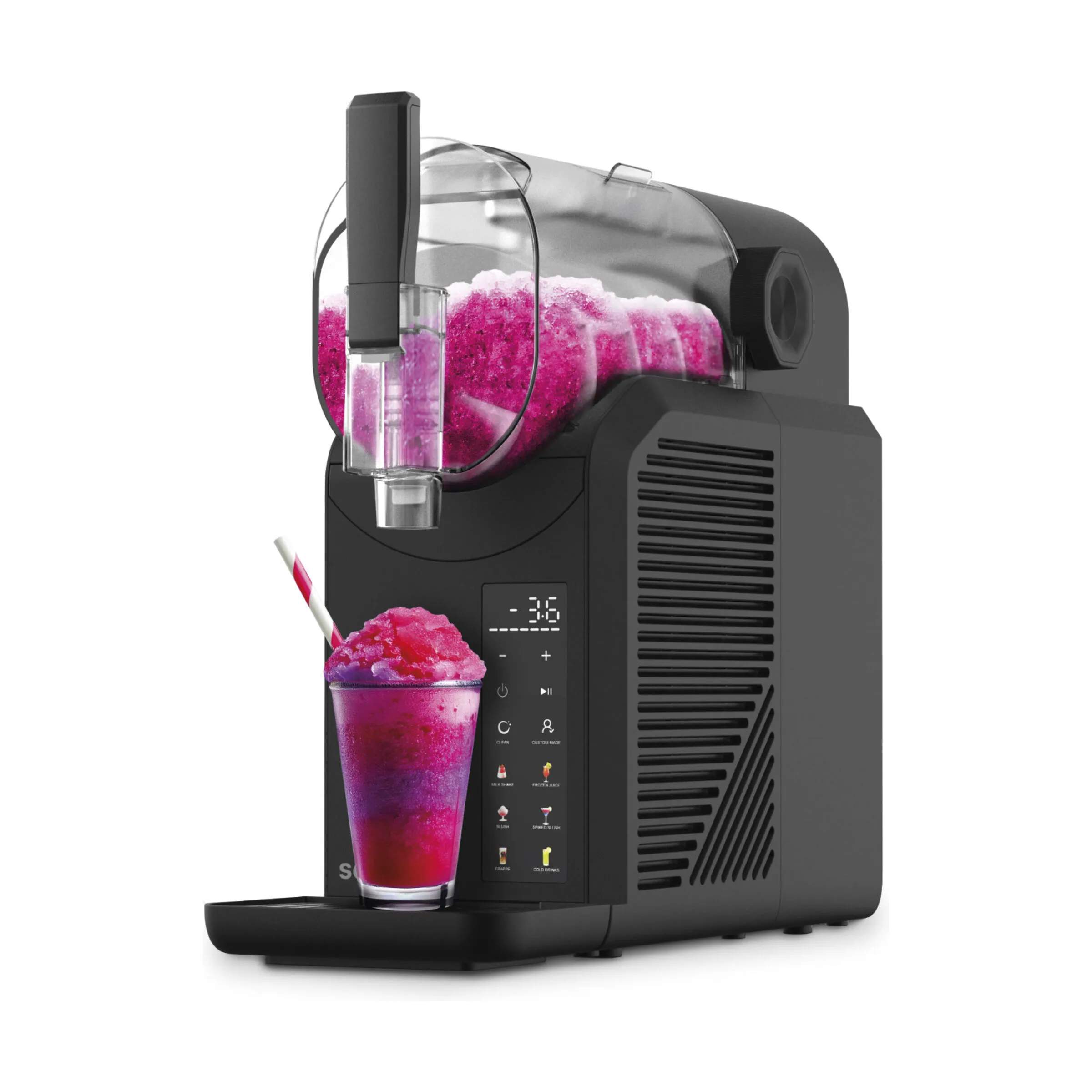 Seeger Ismaskiner Super Slush-Ice Maskine i Sort, 4