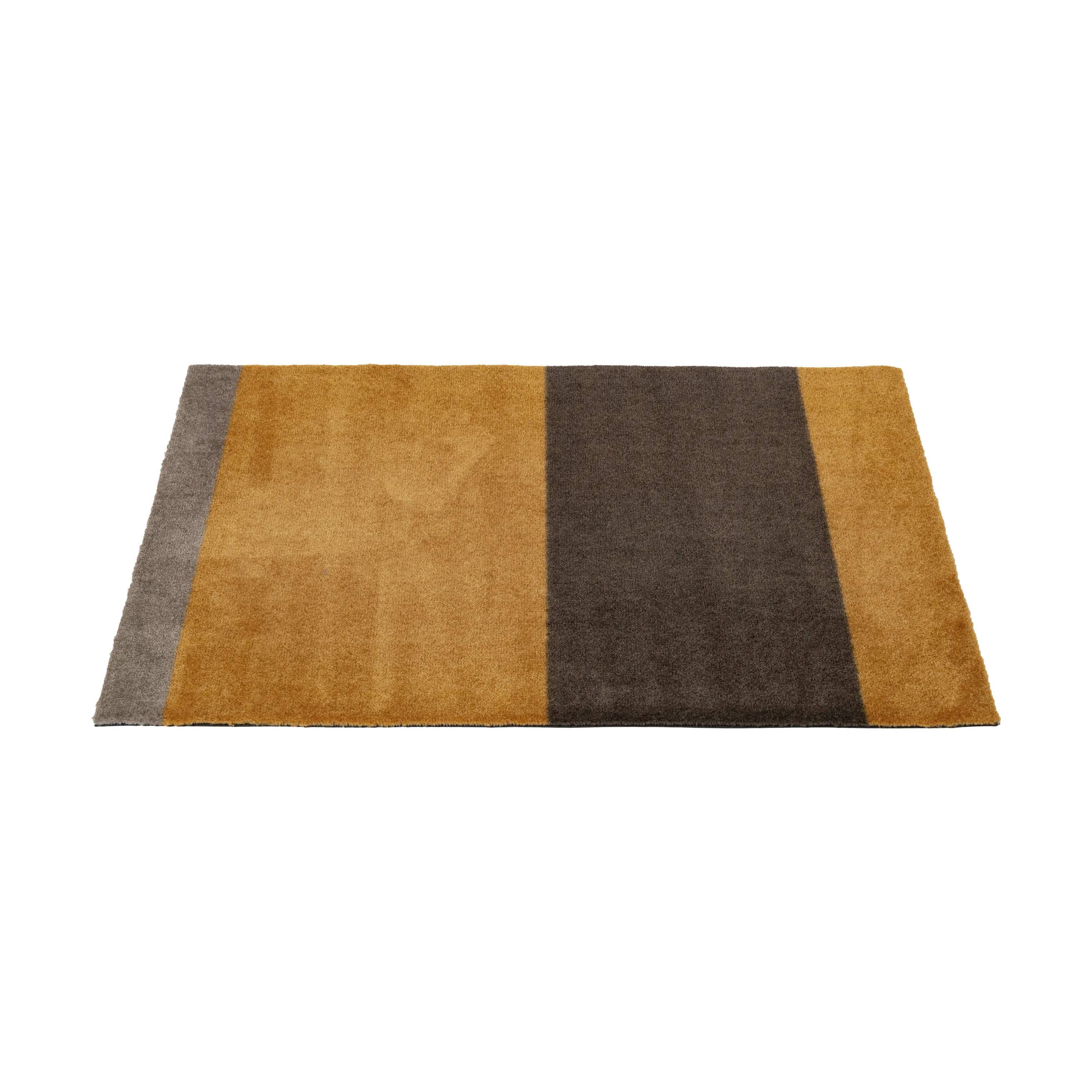 Tica Copenhagen Dørmåtter Stripes Horisontal Gulvmåtte i dijon/sand/brun, B60 x L90 cm, 6