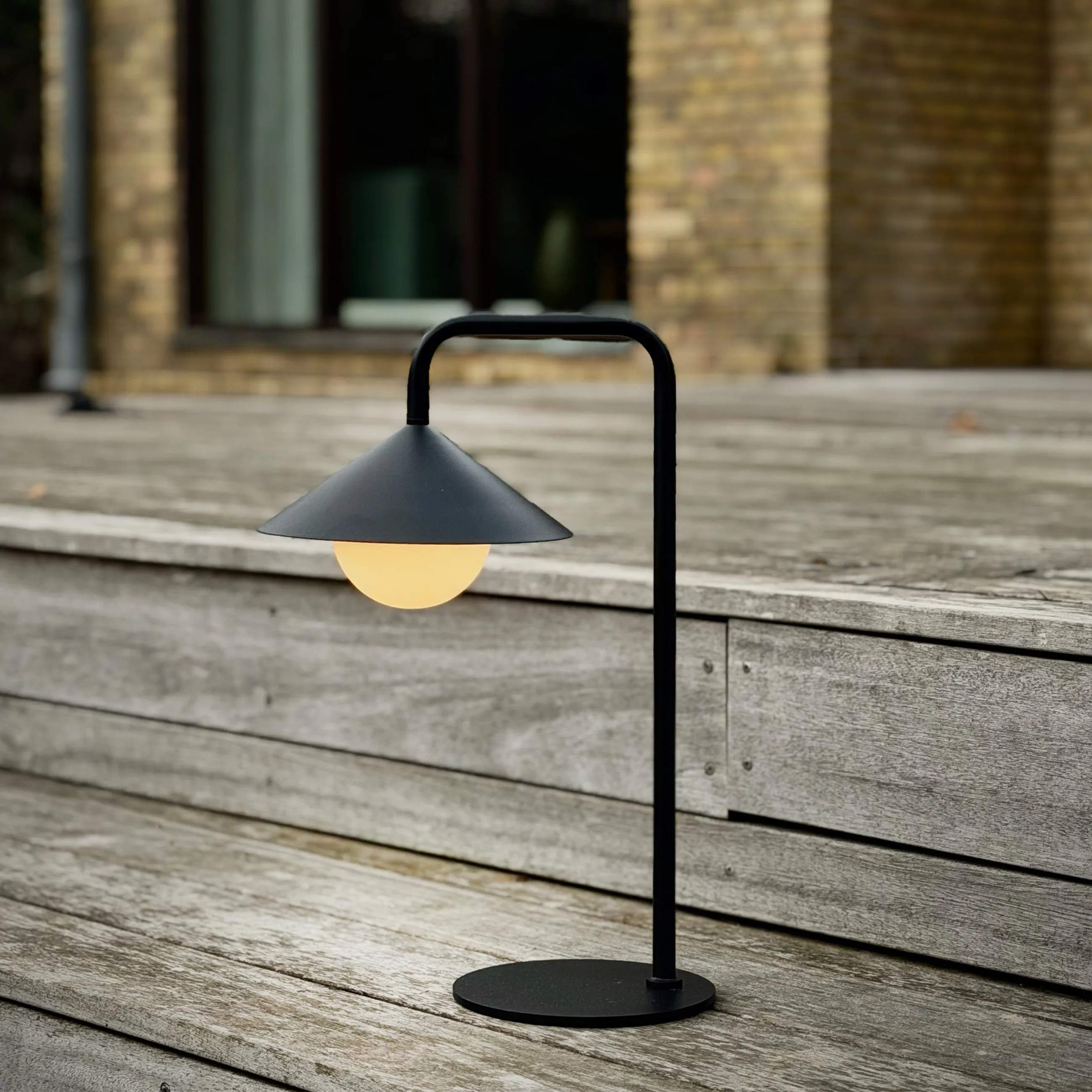 Dyberg Larsen Bordlamper Nova Udendørs Bordlampe i Sort, 5