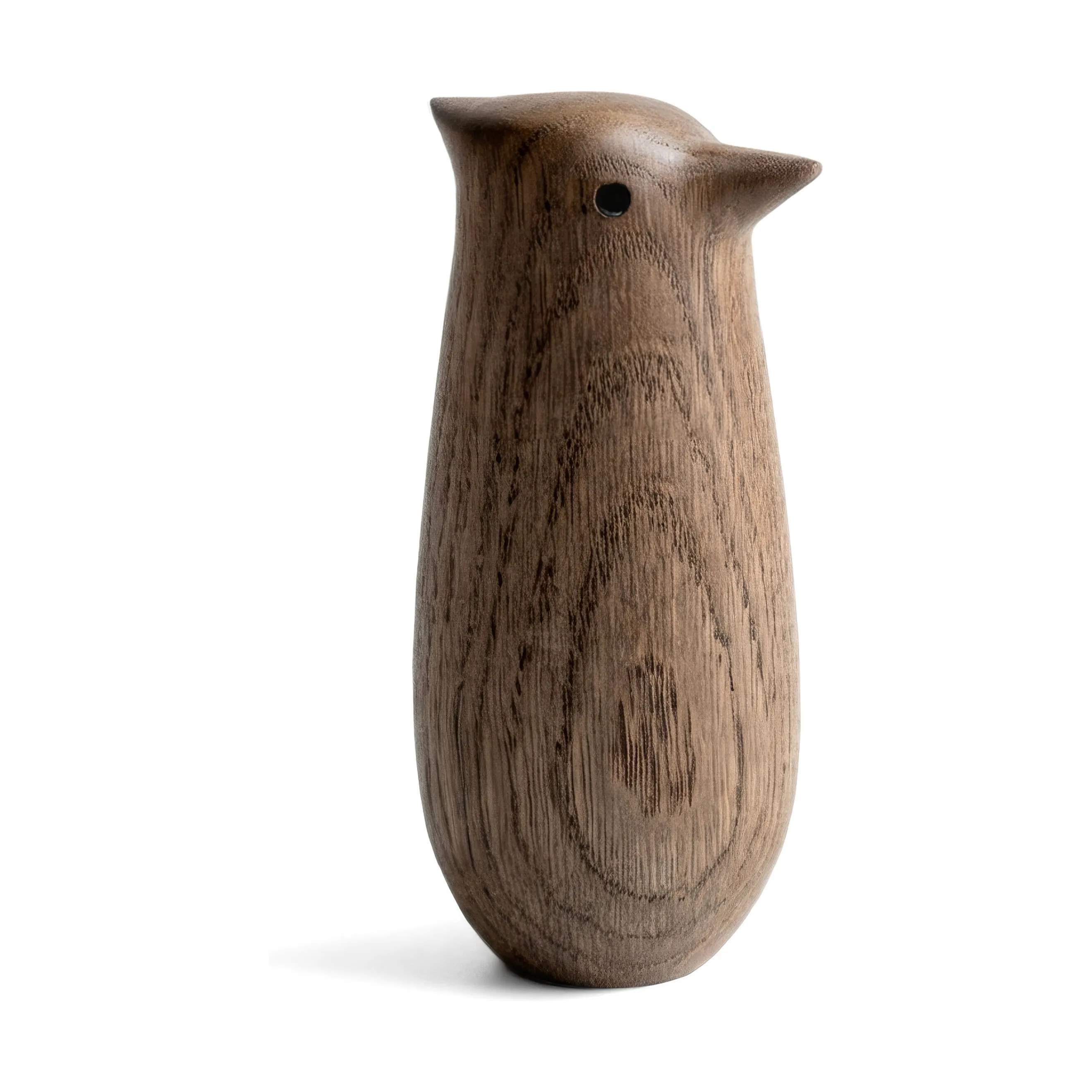 Novoform Dyrefigurer Figur - Farsangfugl i Smoke stained oak, 13,5 cm, 1