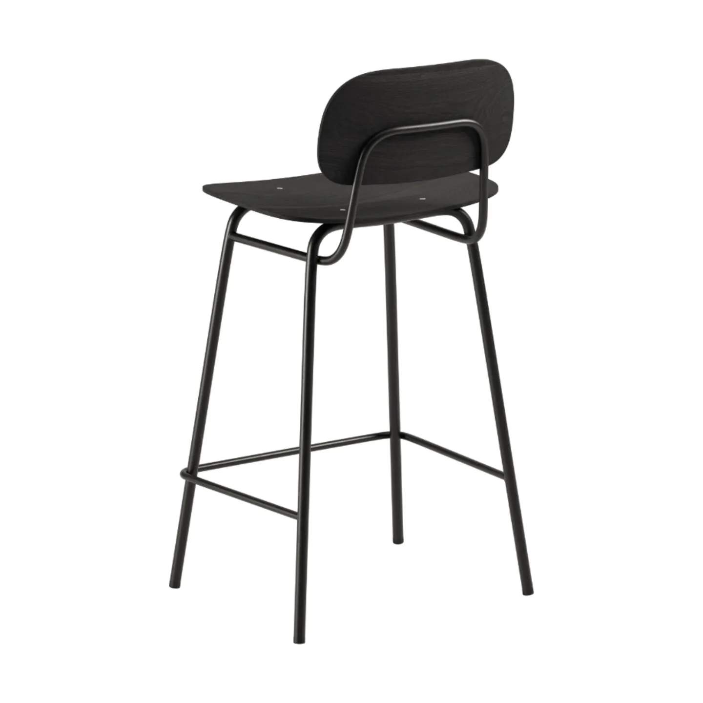 SACKit Barstole Frame Bar Stool Frame Barstol i Sort, 68 cm, 4