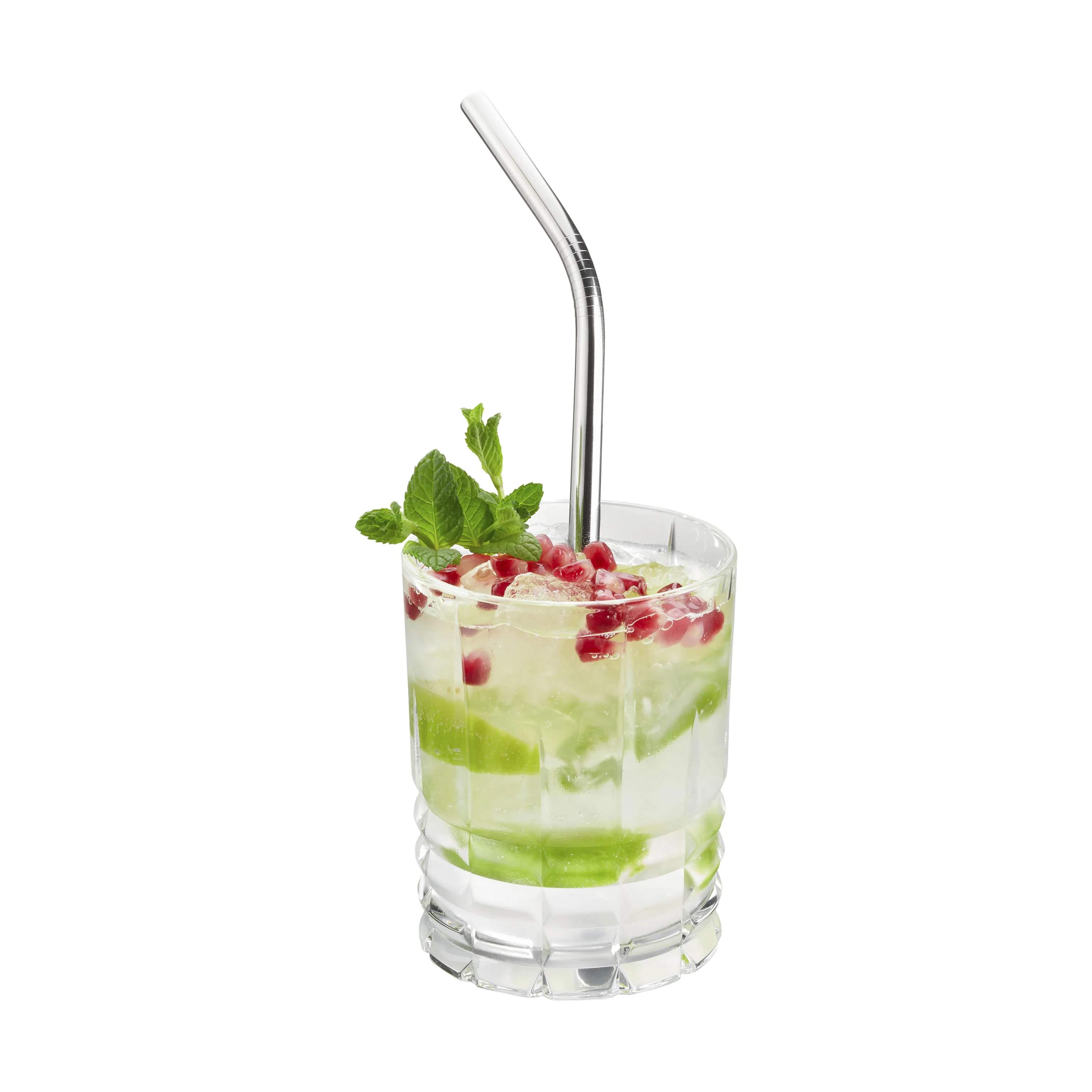 Gefu Øvrigt bartilbehør Future Sugerør - 4 stk. i Stål, 1