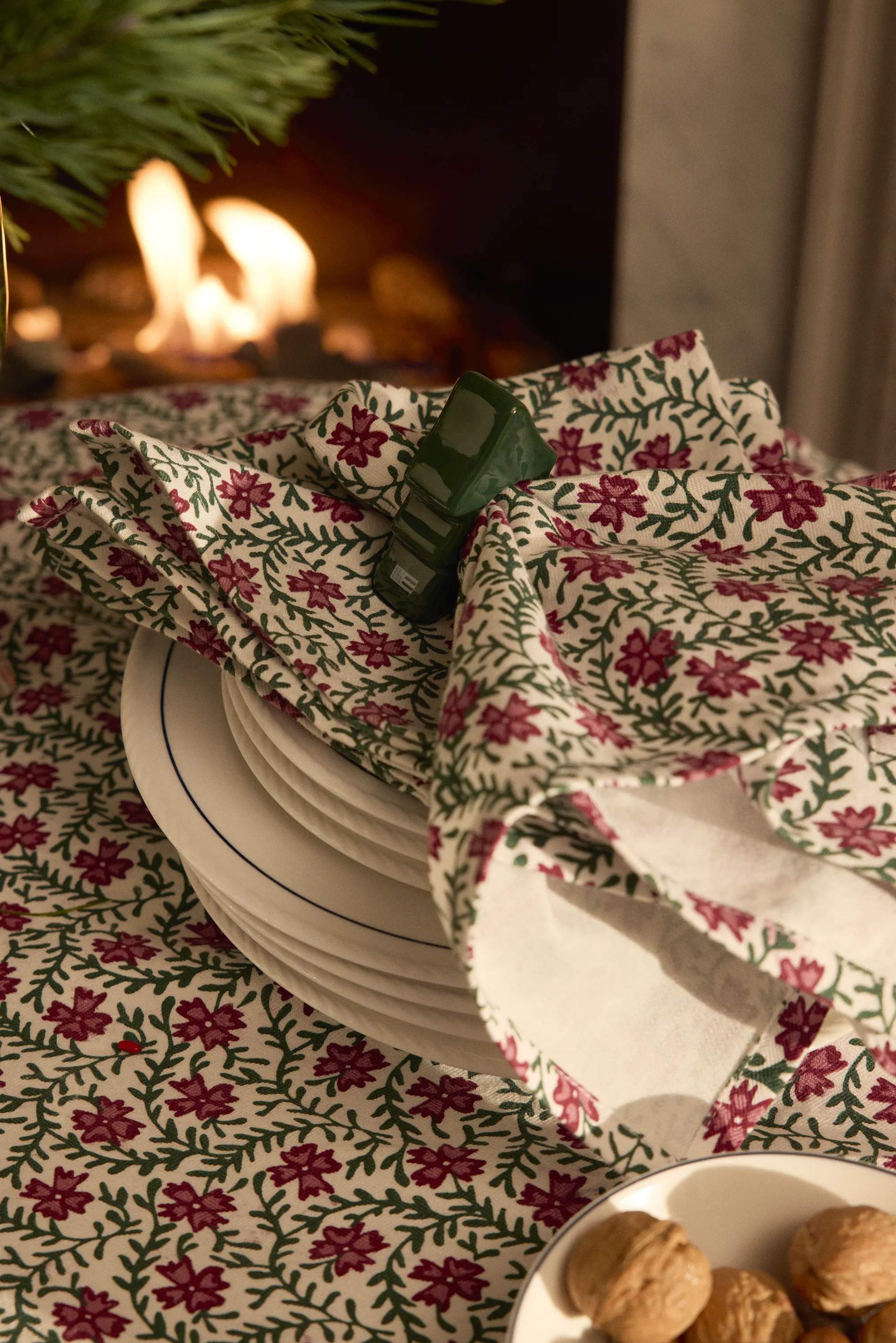Lexington Servietringe og -holdere Holiday Collection 2025 Træ Servietring i Green, 2