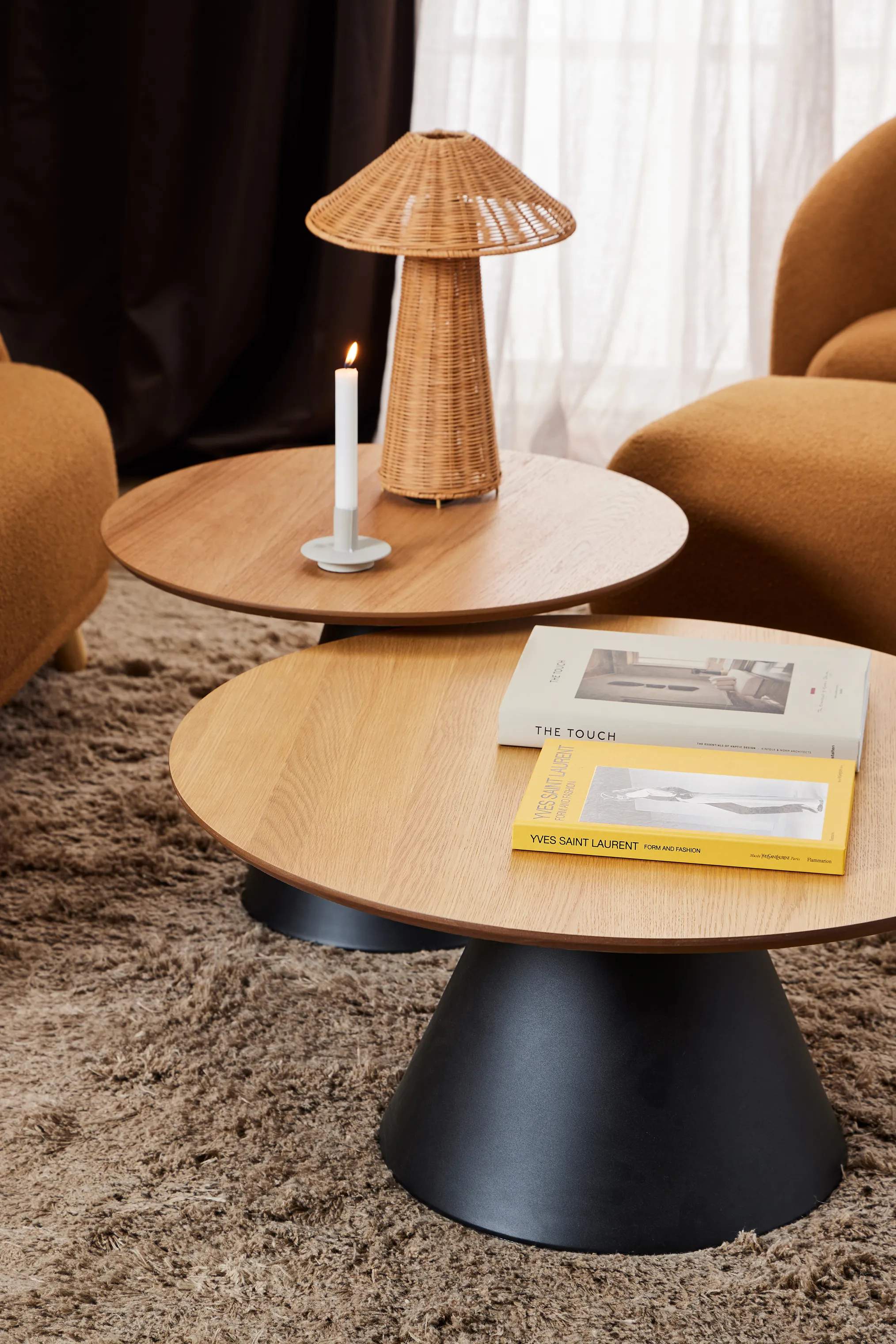 CASA Living Sofaborde Soli Sofabord i H43 x Ø65 cm, 2