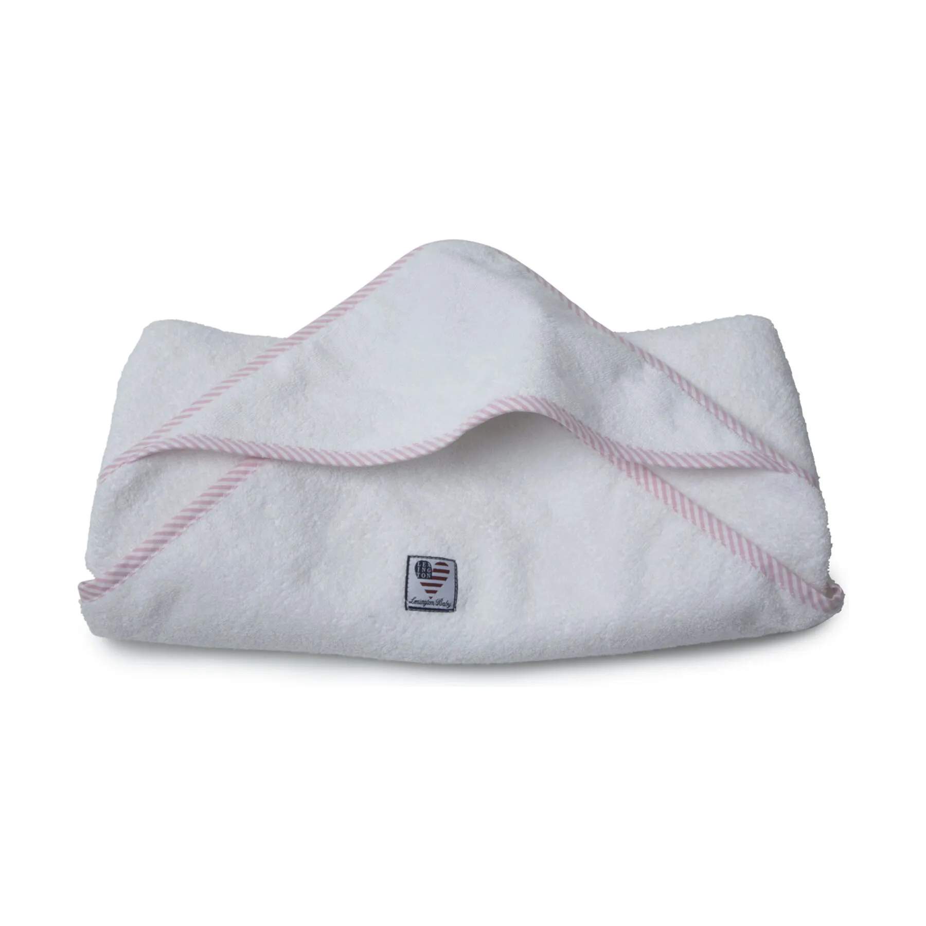 Icons Baby Håndklæde, white/pink, large