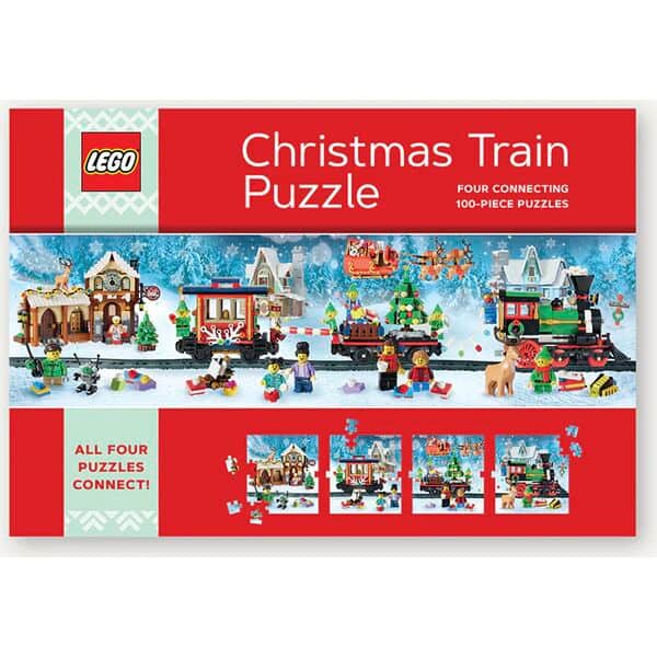 ZikZak Puslespil Lego X-Mas Tog Puslespil i Rød, 1