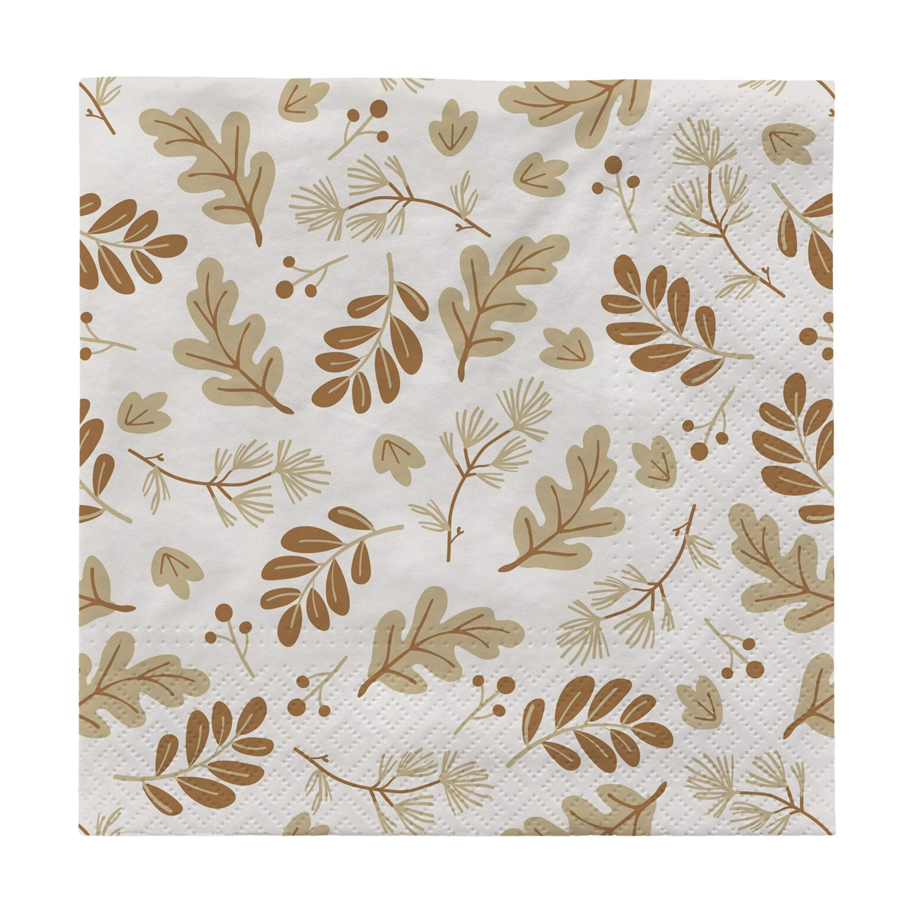 Broste Copenhagen Papirservietter Forest Papirservietter - 20 stk. i White, 1