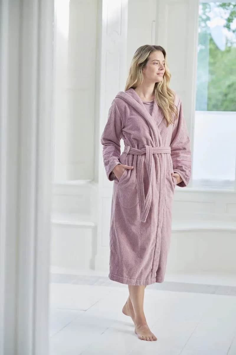 PIP Studio Morgenkåber Soft Zellige Secret Garden Badekåbe i Lila, XL, 3
