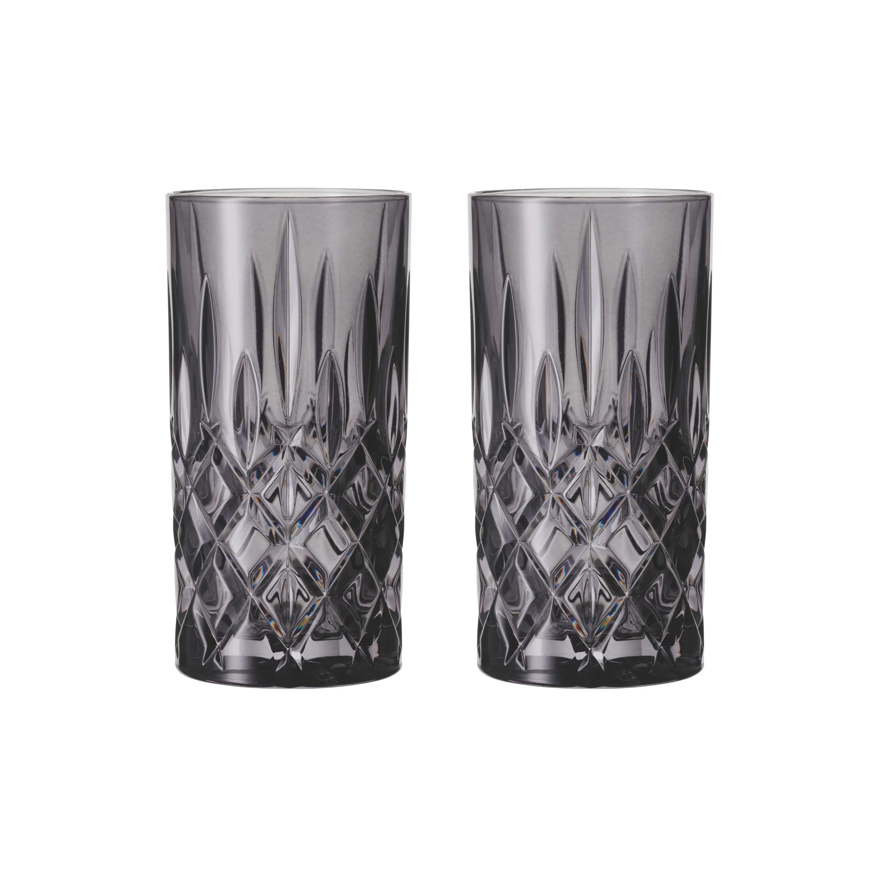 Nachtmann Highball glas Noblesse Longdrinkglas - 2 stk. i Grå, 1