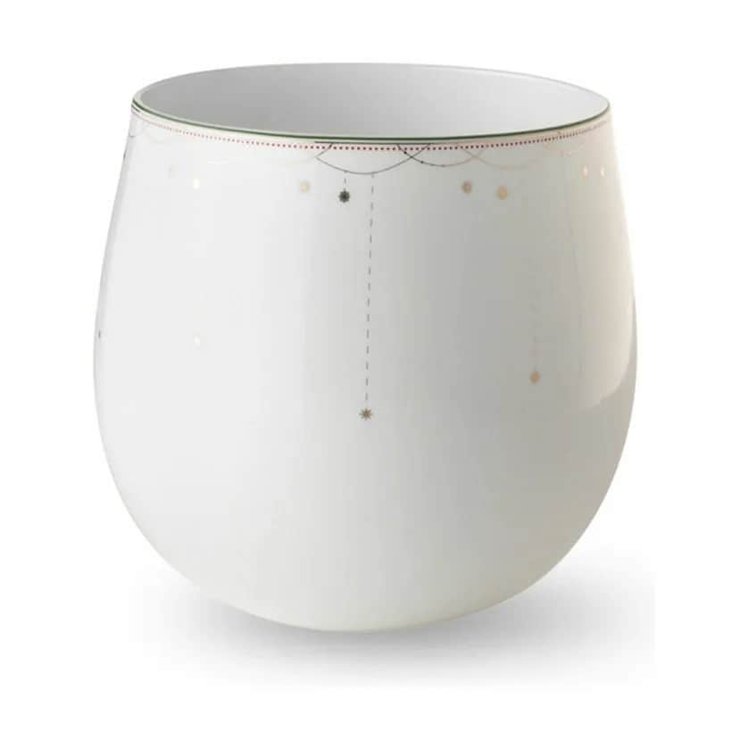 Julemorgen Girlander Krukke, hvid, large