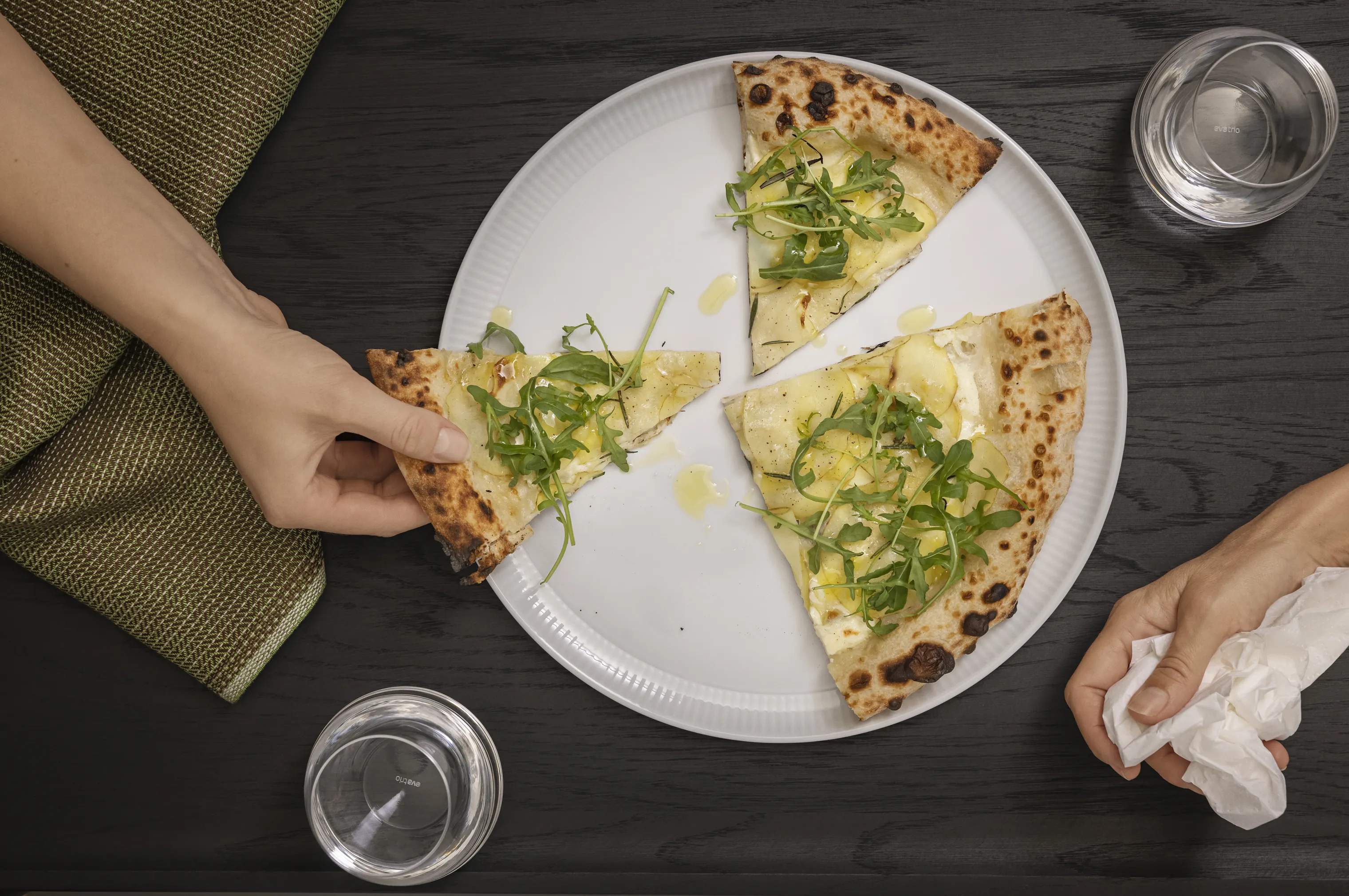 Eva Trio Serveringsfade Legio Nova Pizzatallerken i Hvid, 2