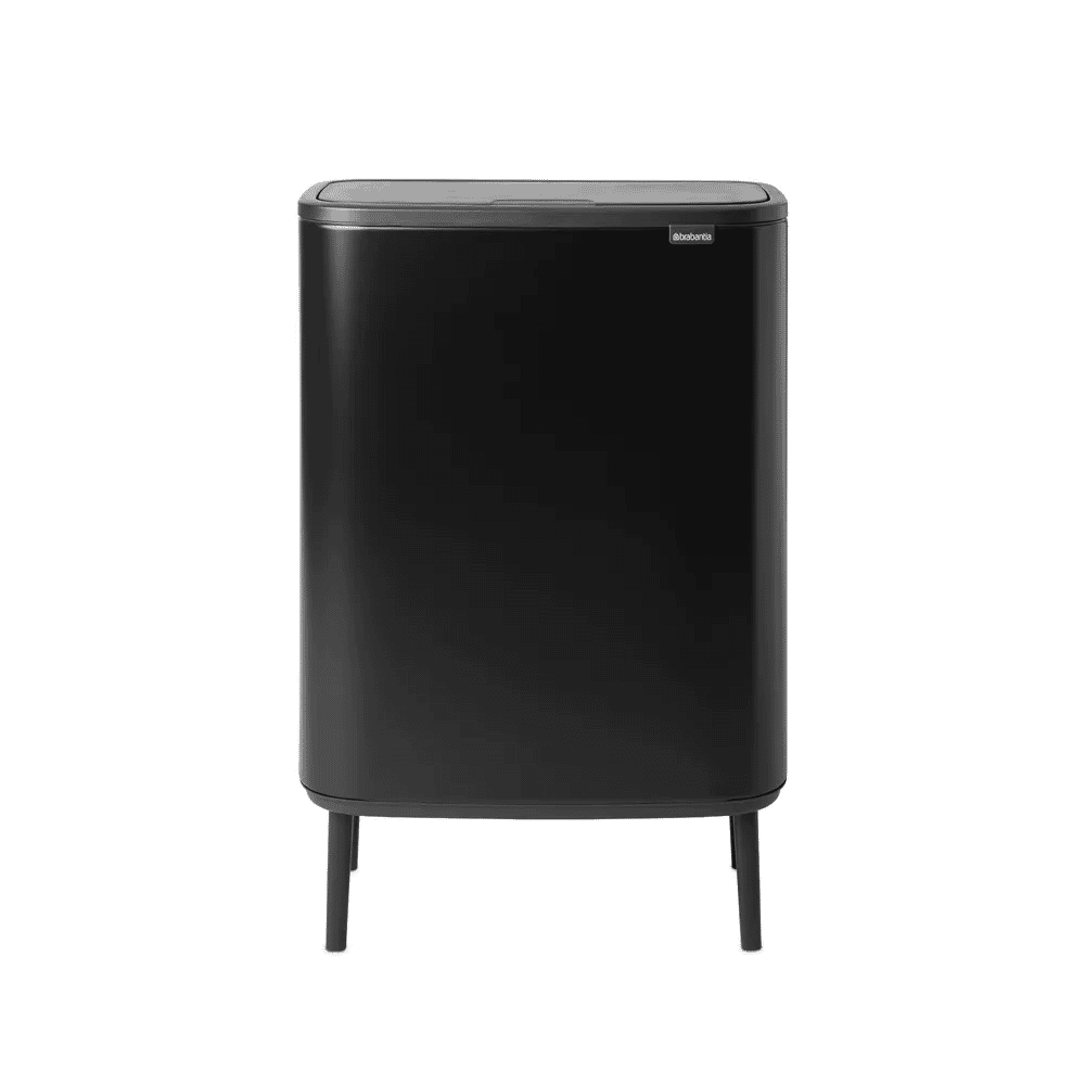 Brabantia Spande uden pedal Bo Touch Affaldsspand i Matt sort, 60 L, 1