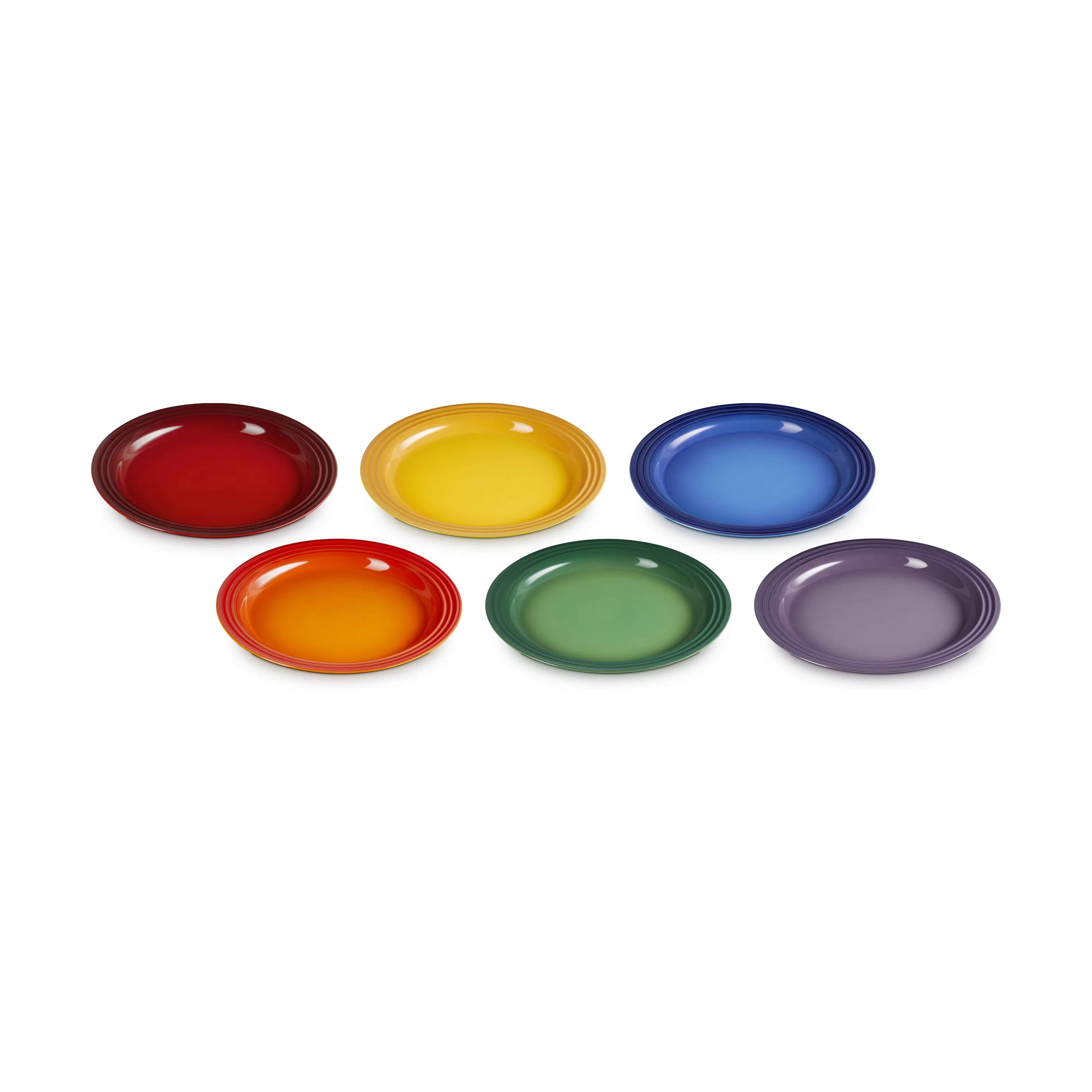 Le Creuset Middagstallerkener Rainbow Middagstallerken i Rainbow, 4