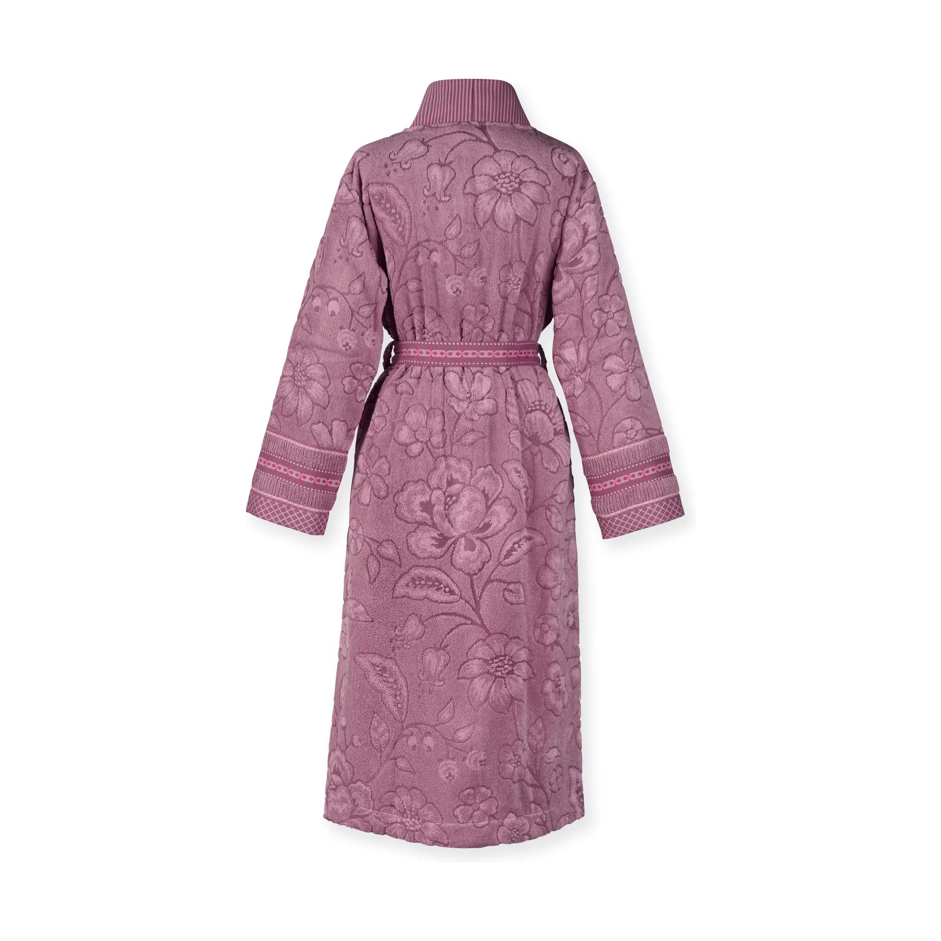 PIP Studio Morgenkåber Jasmin Jacquard Badekåbe i Light Pink, Str. XXL, 4