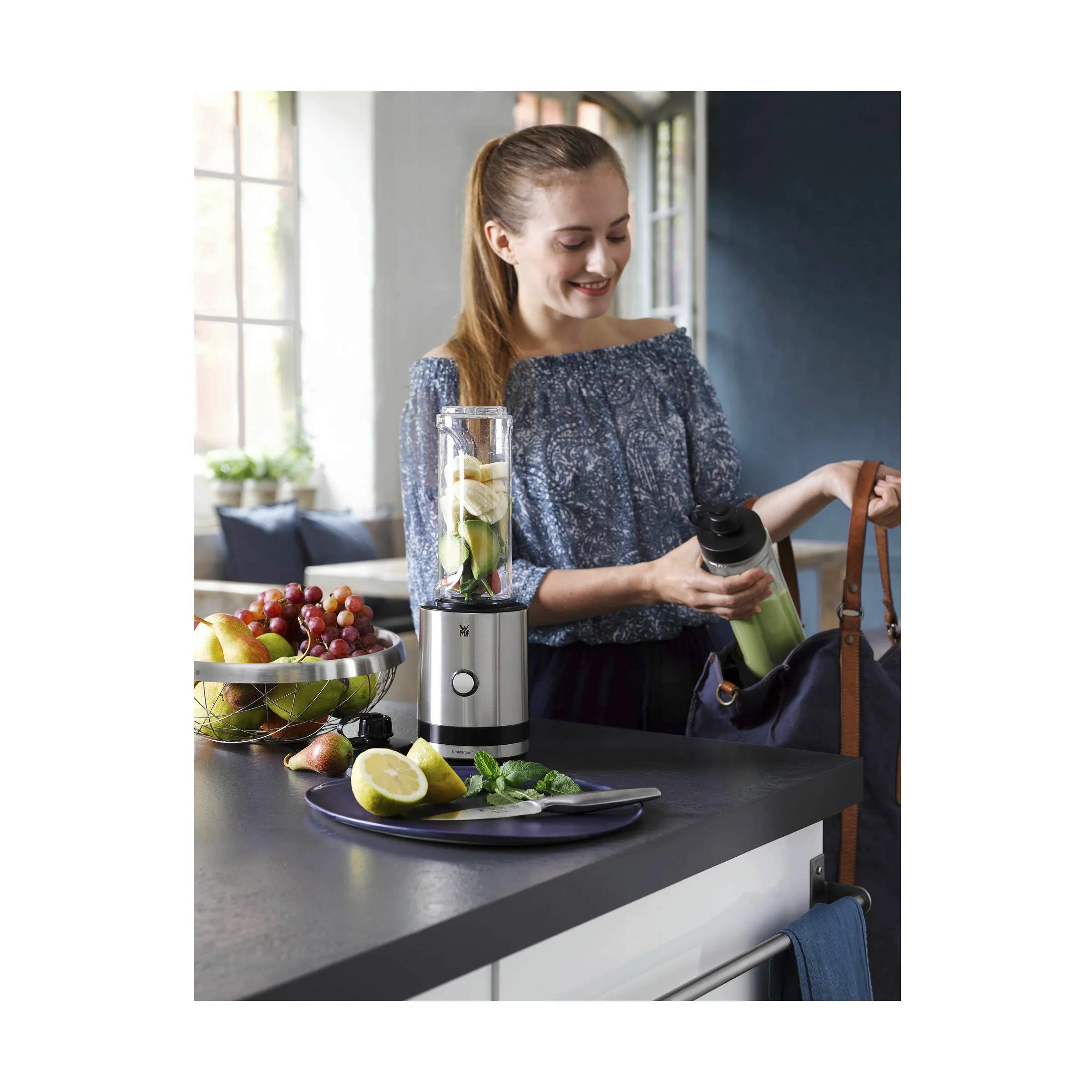 WMF Smoothieblendere KitchenMinis To Go Smoothieblender i Sølvfarvet, 6